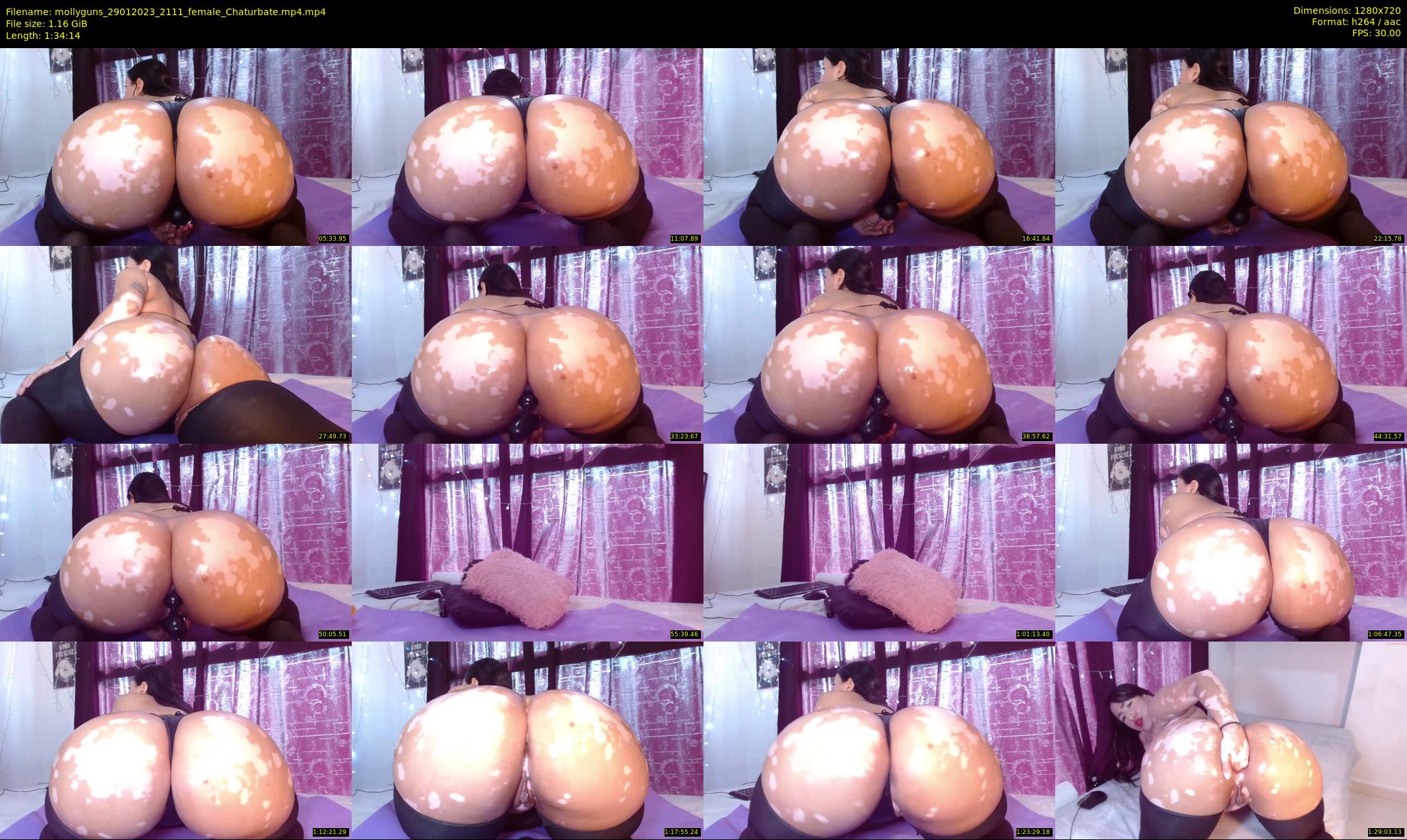 mollyguns — 95 minute Chaturbate female cam show recording, 720p, Jan 29, 2023