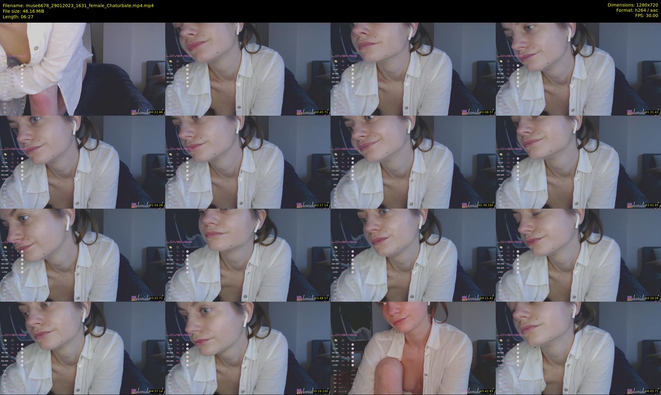 muse6678 — 7 minute Chaturbate female cam show recording, 720p, Jan 29, 2023