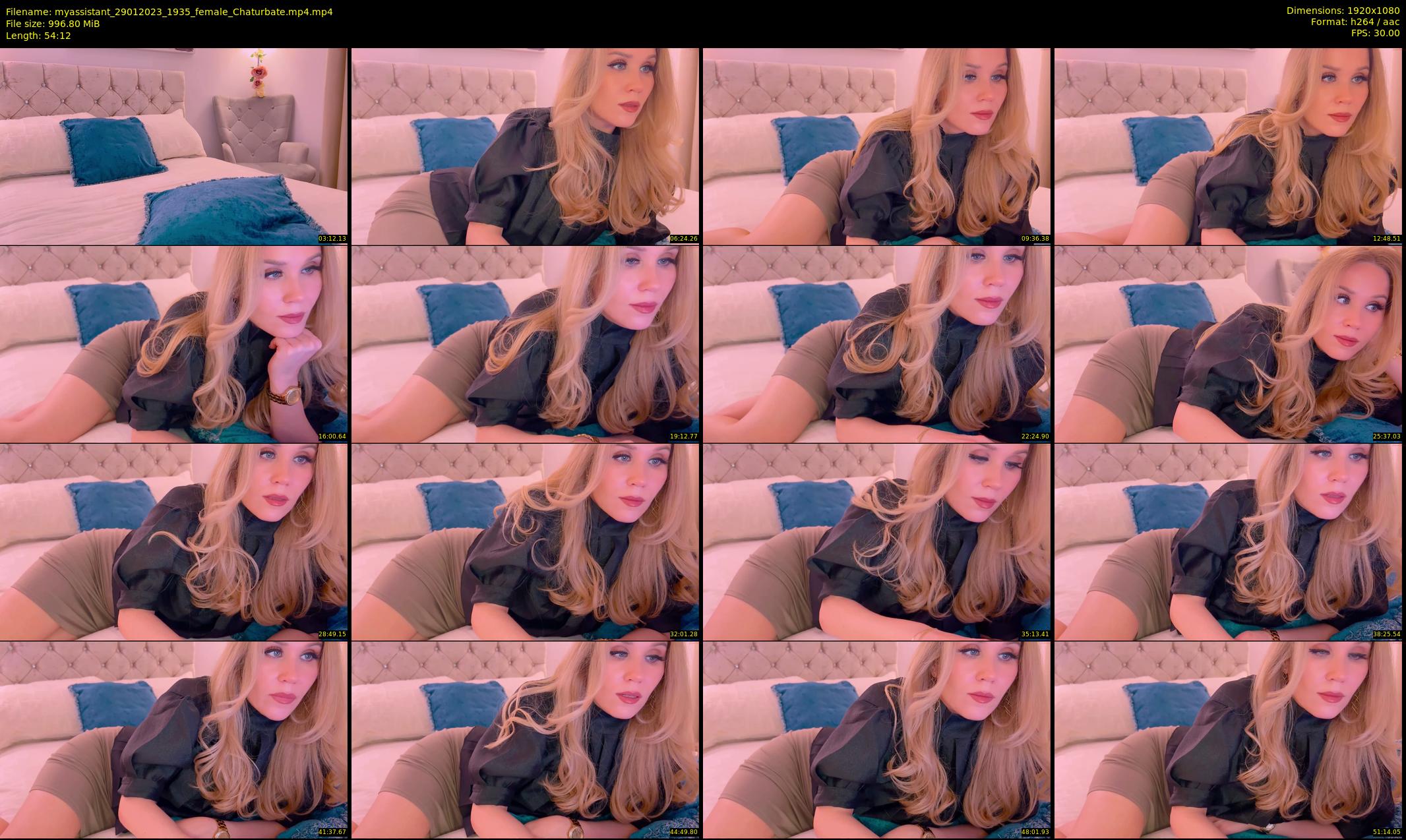 myassistant — 55 minute Chaturbate female cam show recording, 1080p, Jan 29, 2023