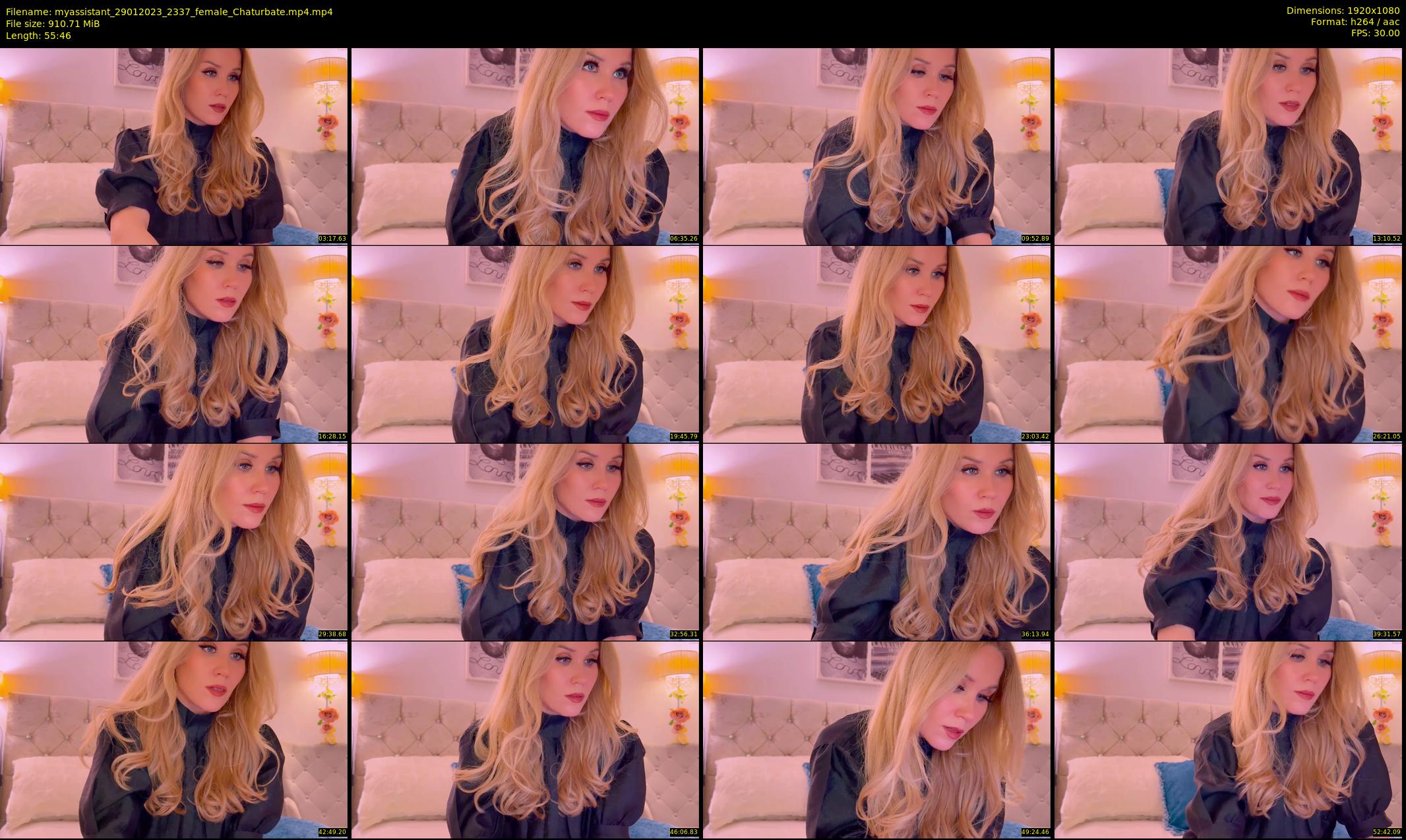 myassistant — 56 minute Chaturbate female cam show recording, 1080p, Jan 29, 2023