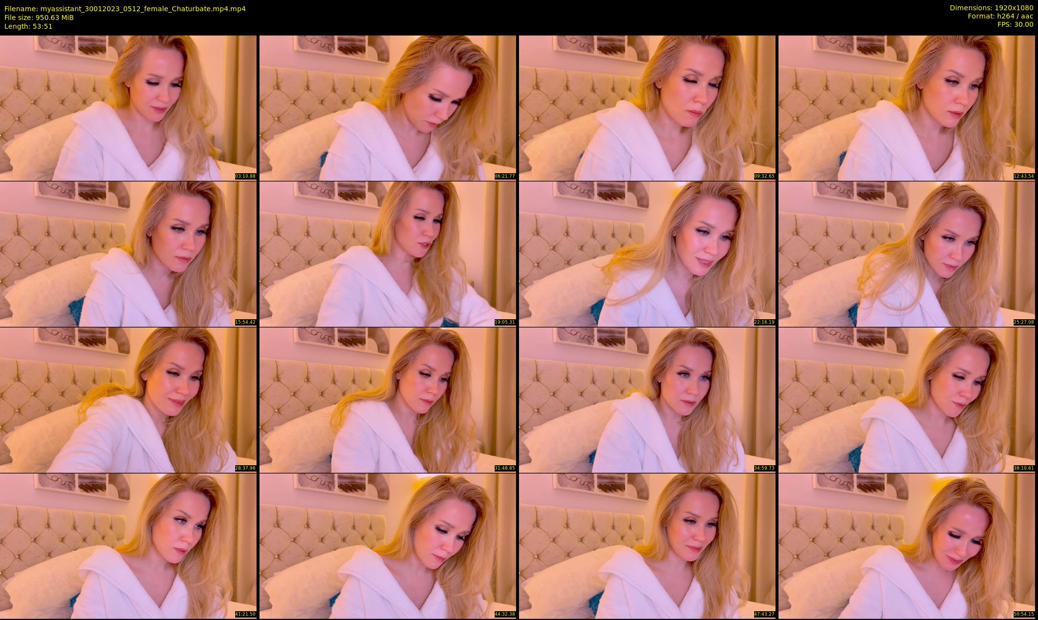 myassistant — 54 minute Chaturbate female cam show recording, 1080p, Jan 30, 2023