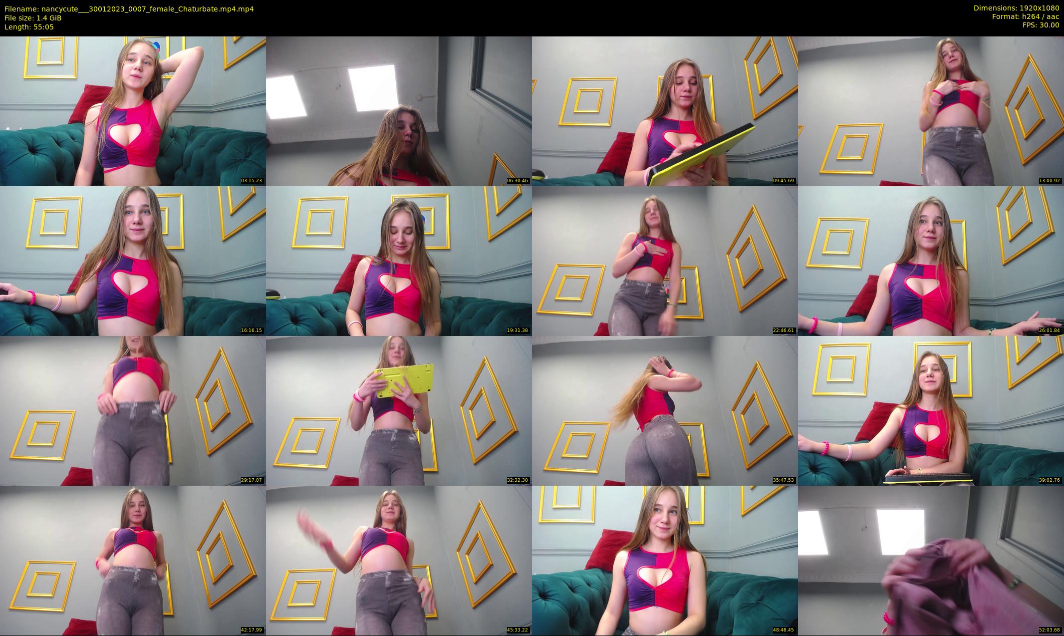 nancycute__ — 56 minute Chaturbate female cam show recording, 1080p, Jan 30, 2023