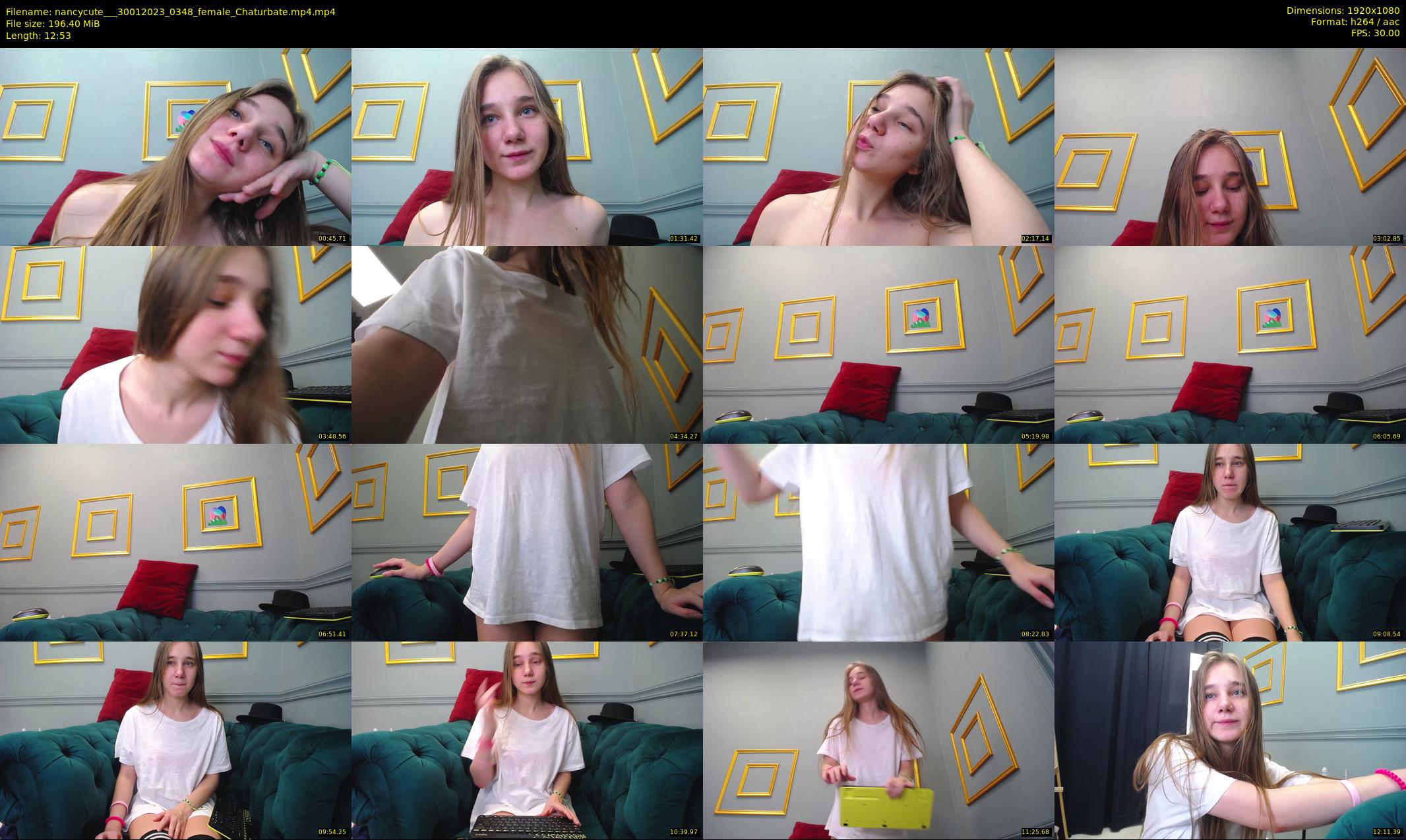 nancycute__ — 13 minute Chaturbate female cam show recording, 1080p, Jan 30, 2023