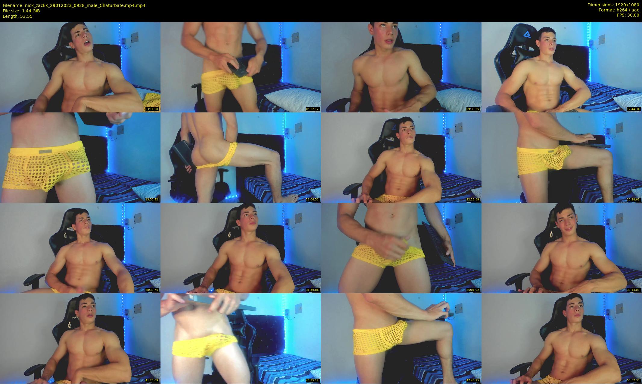 nick_zackk — 54 minute Chaturbate male cam show recording, 1080p, Jan 29, 2023
