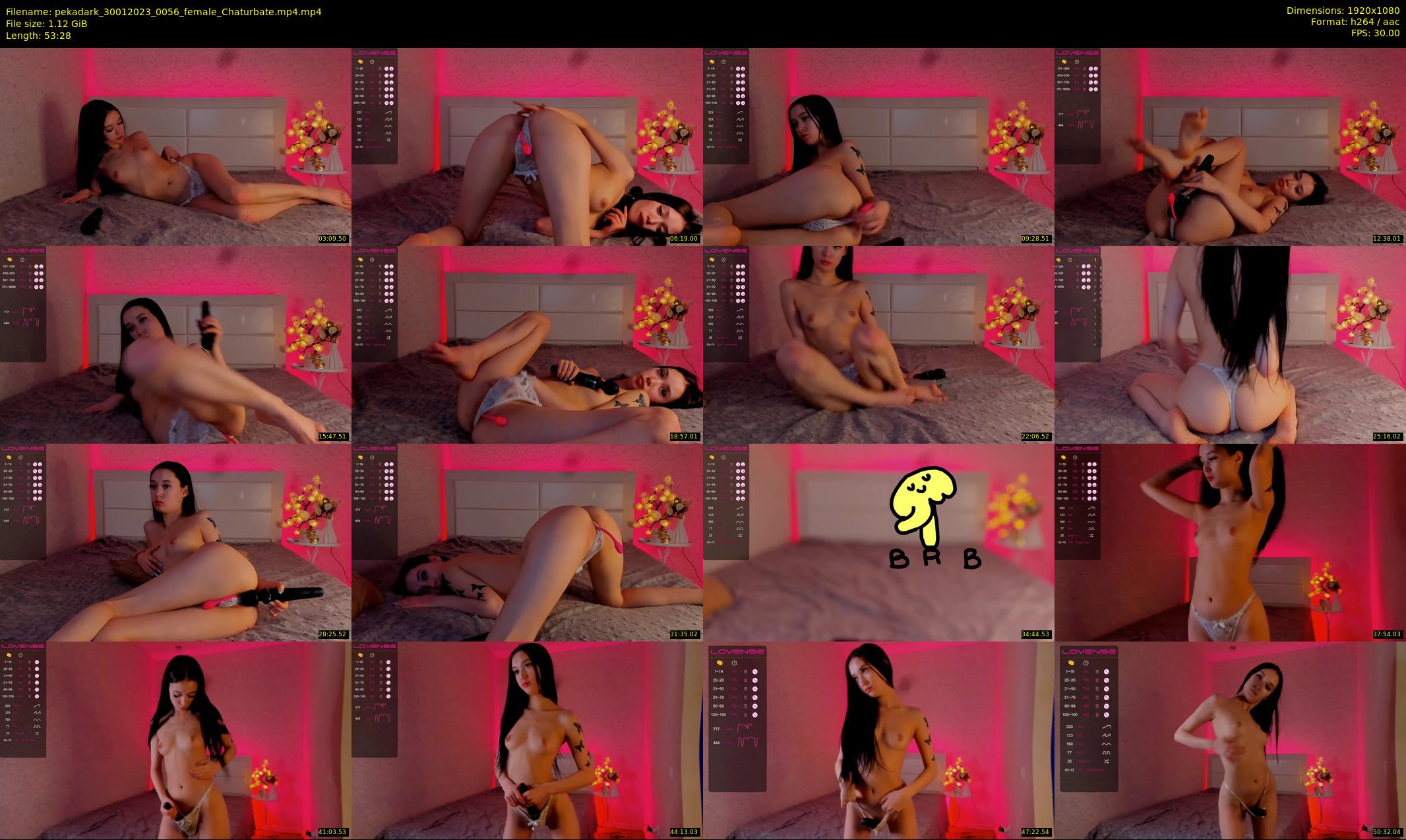 pekadark — 54 minute Chaturbate female cam show recording, 1080p, Jan 30, 2023