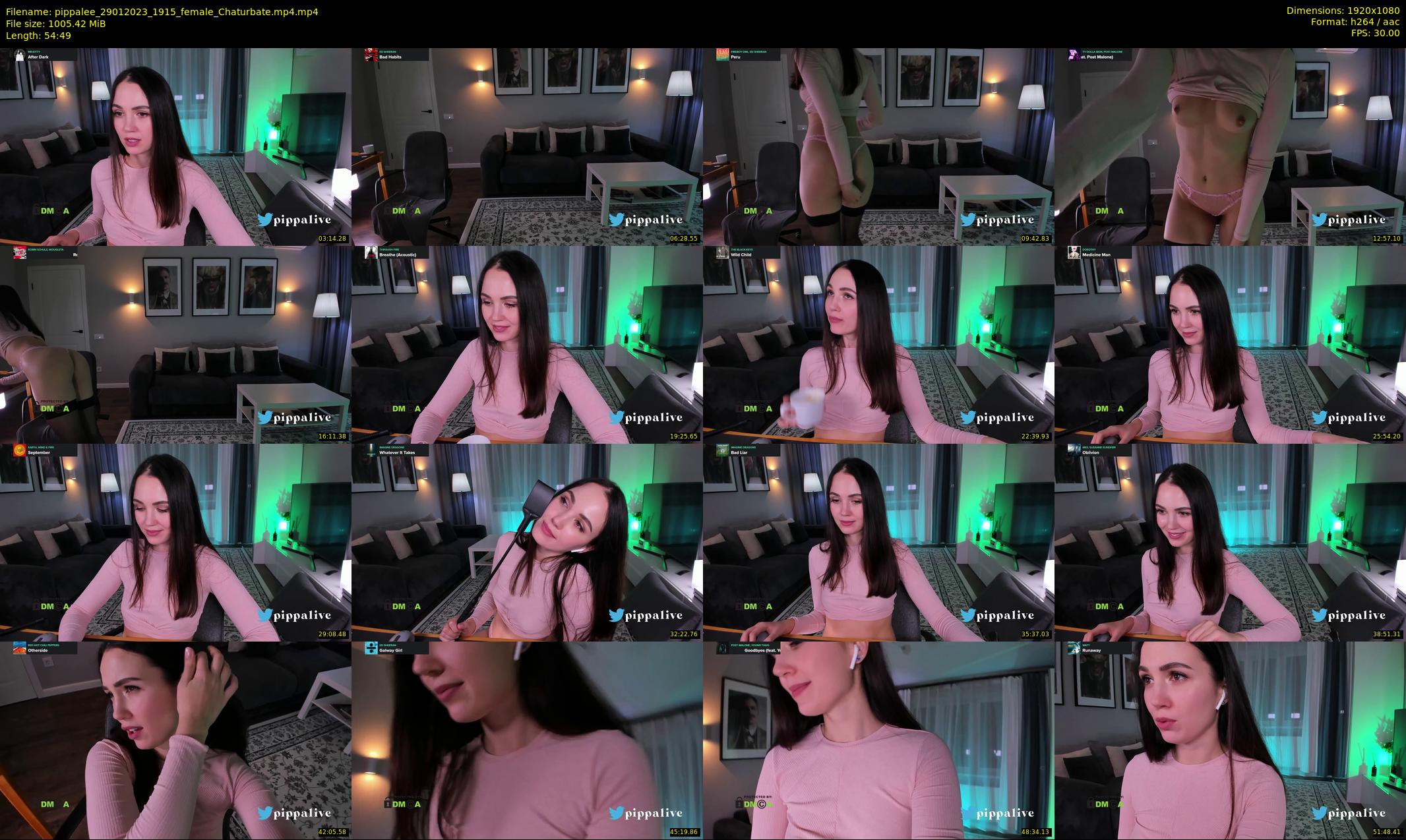pippalee — 55 minute Chaturbate female cam show recording, 1080p, Jan 29, 2023