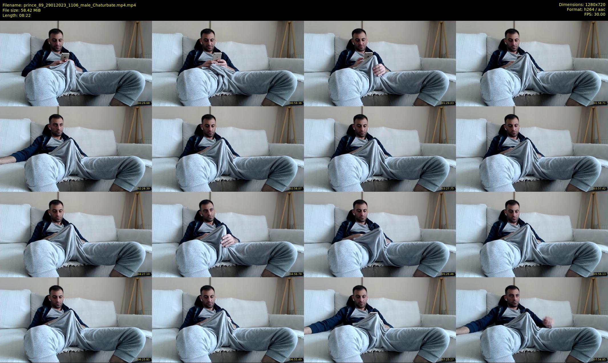 prince_89 — 9 minute Chaturbate male cam show recording, 720p, Jan 29, 2023