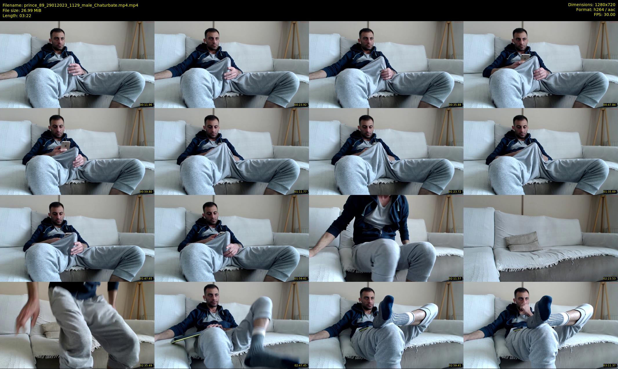 prince_89 — 4 minute Chaturbate male cam show recording, 720p, Jan 29, 2023