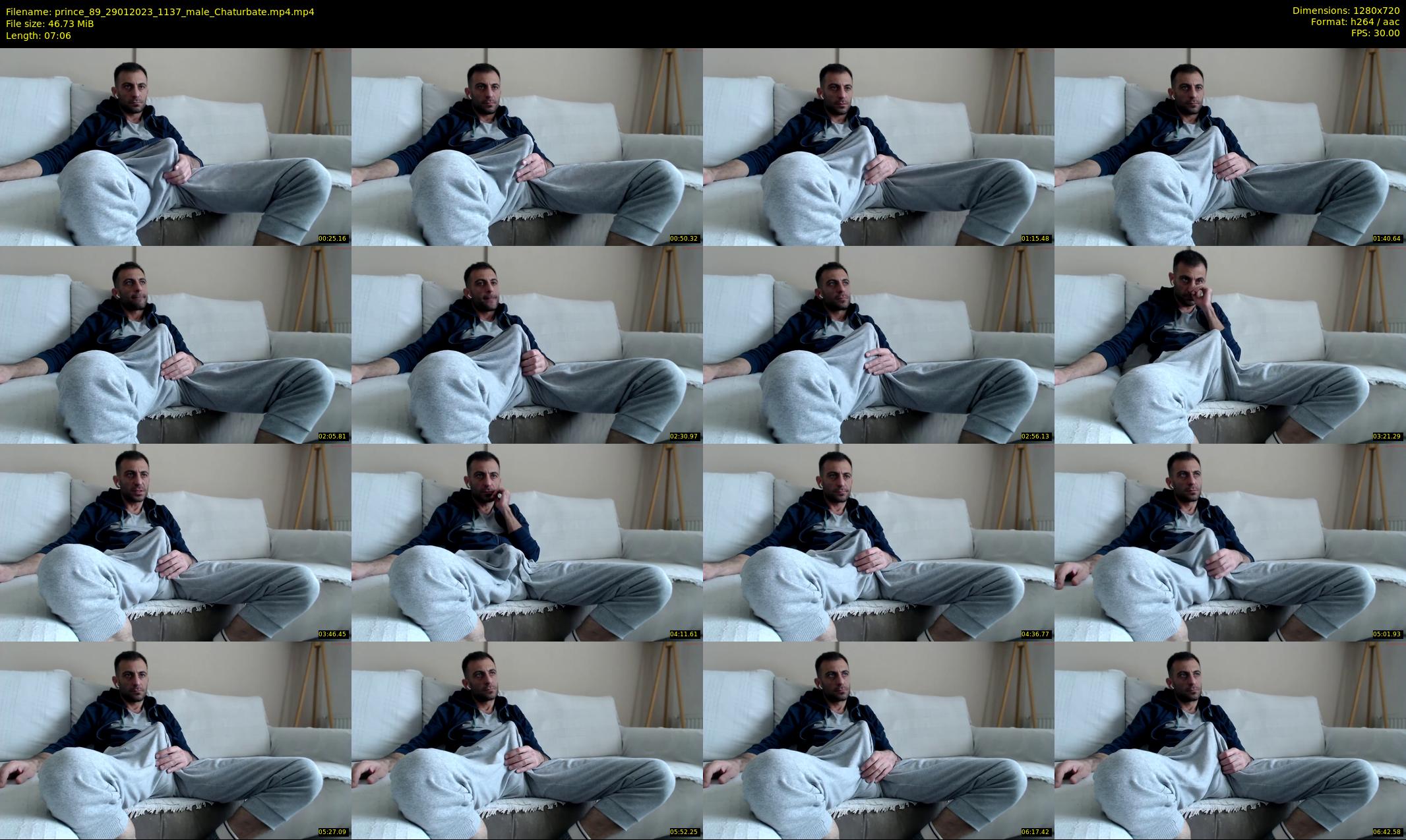 prince_89 — 8 minute Chaturbate male cam show recording, 720p, Jan 29, 2023