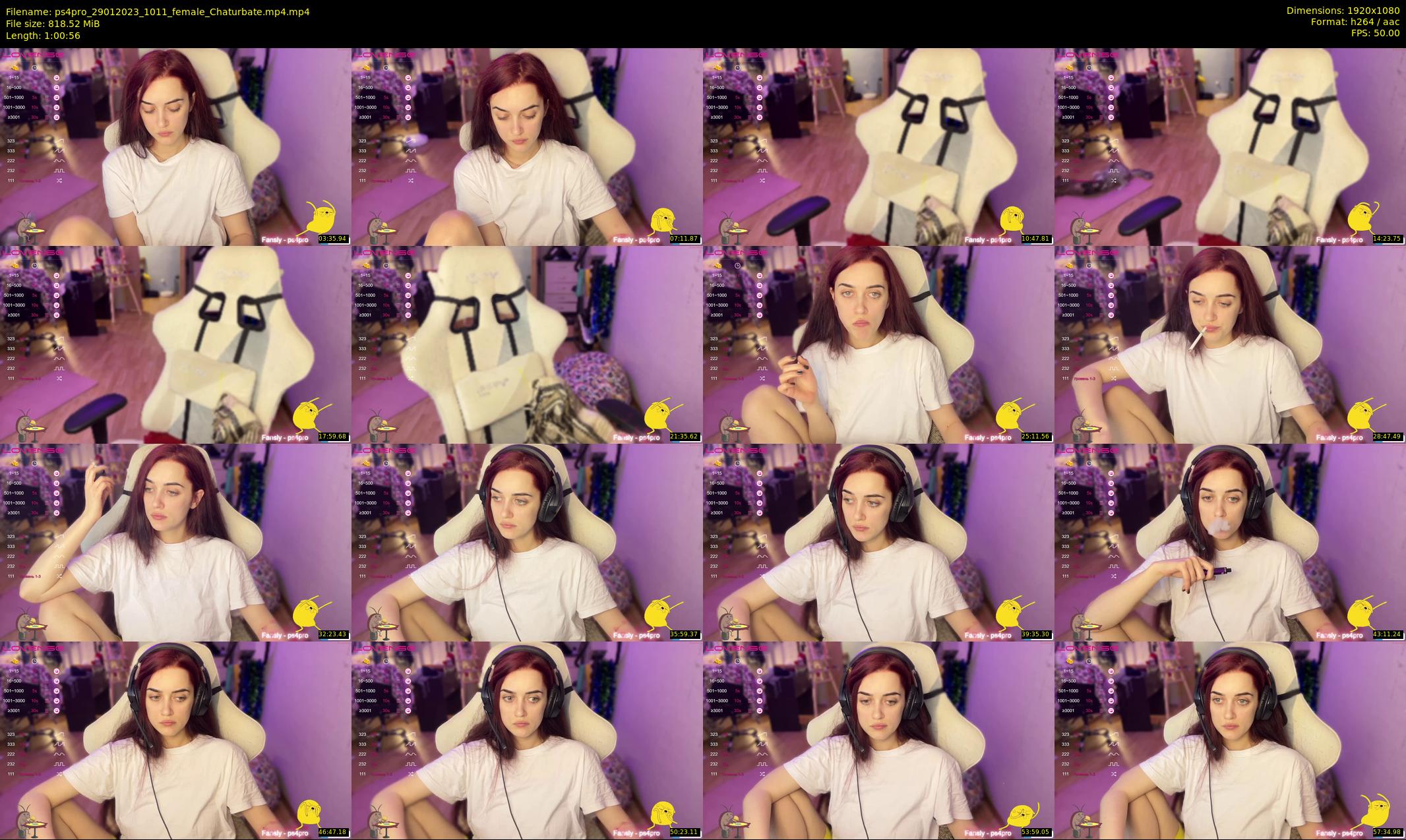 ps4pro — 61 minute Chaturbate female cam show recording, 1080p, Jan 29, 2023