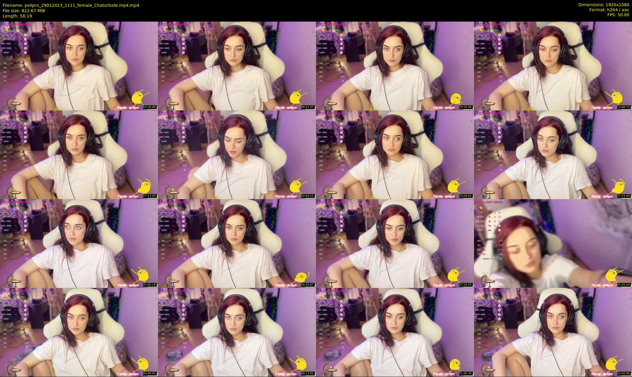 ps4pro — 59 minute Chaturbate female cam show recording, 1080p, Jan 29, 2023
