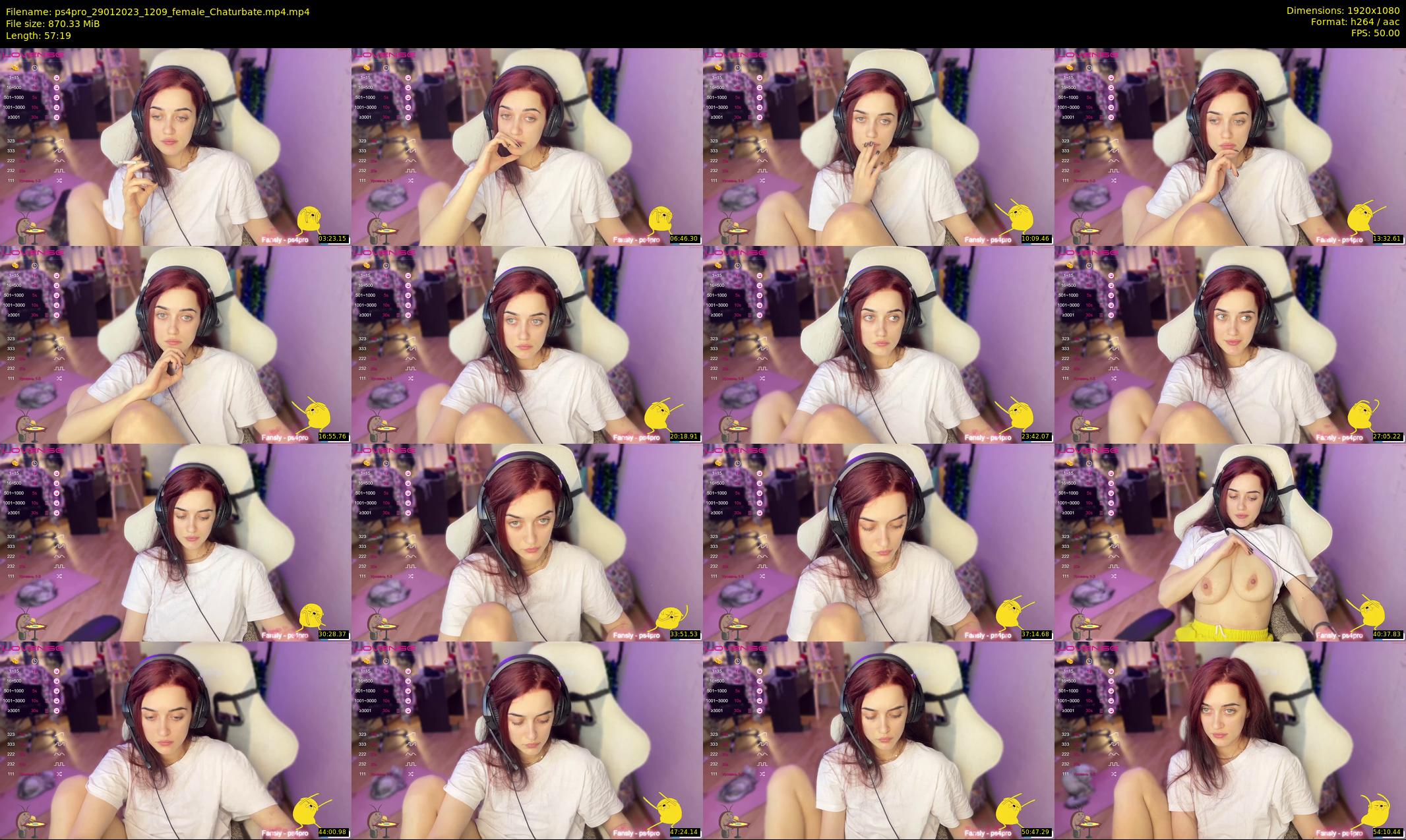 ps4pro — 58 minute Chaturbate female cam show recording, 1080p, Jan 29, 2023