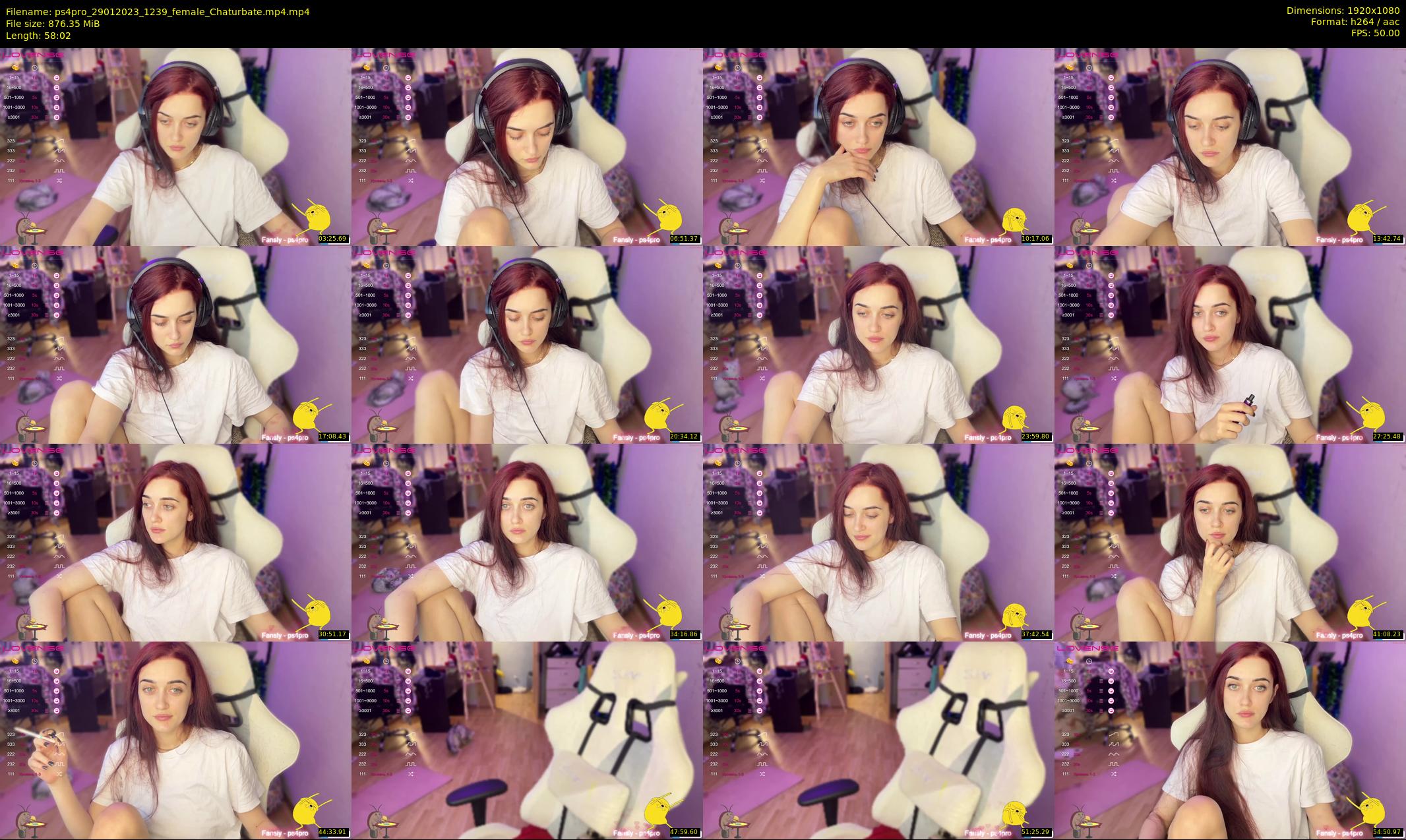 ps4pro — 59 minute Chaturbate female cam show recording, 1080p, Jan 29, 2023