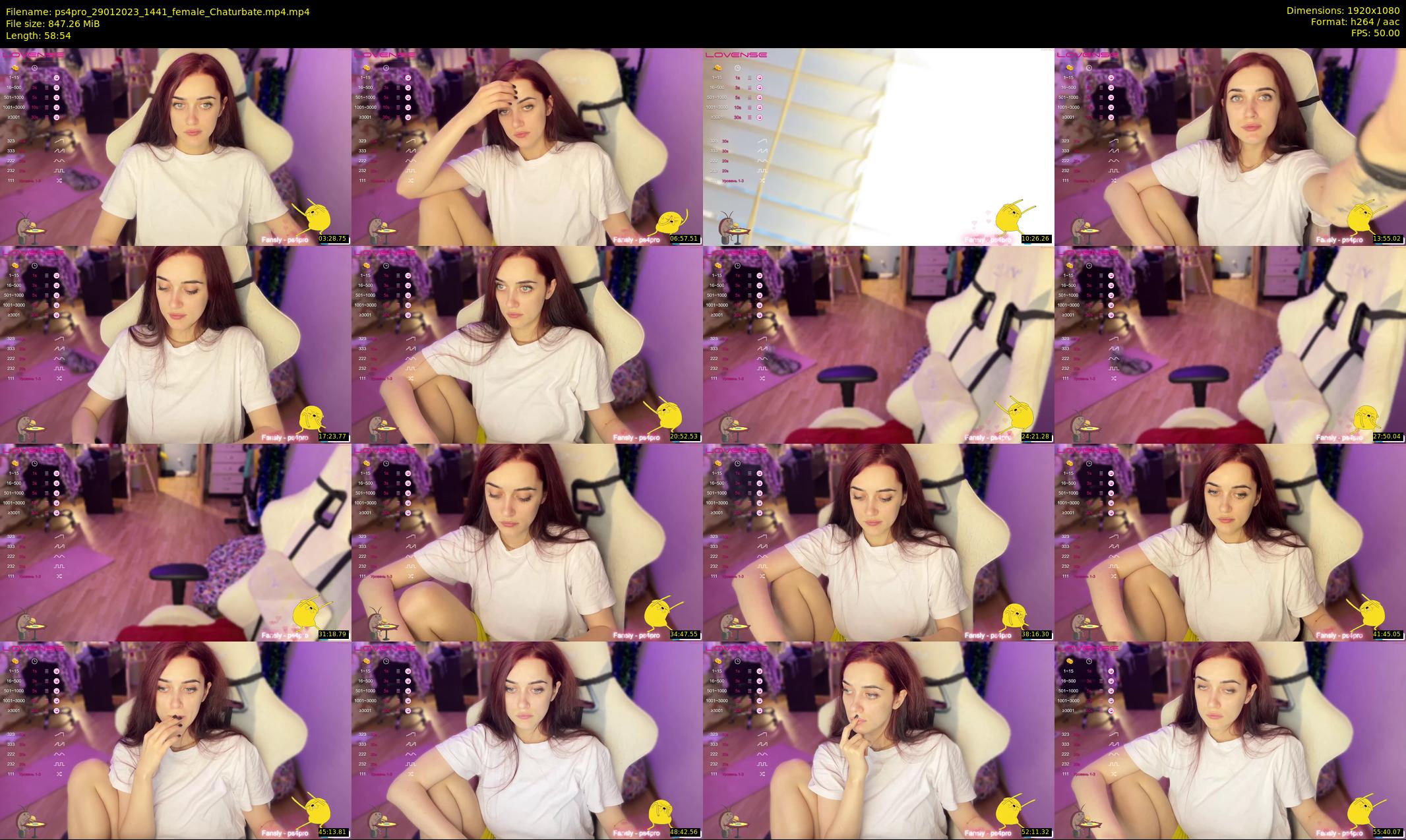 ps4pro — 59 minute Chaturbate female cam show recording, 1080p, Jan 29, 2023