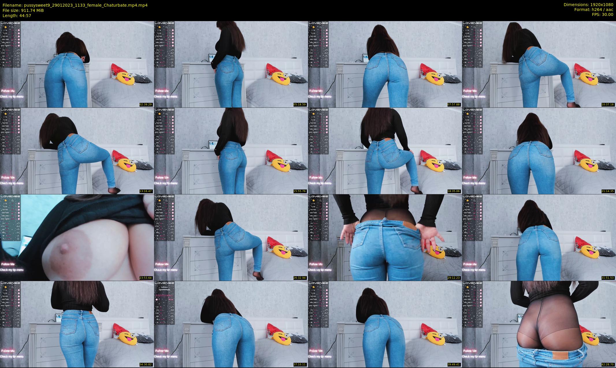 pussysweet9 — 45 minute Chaturbate female cam show recording, 1080p, Jan 29, 2023