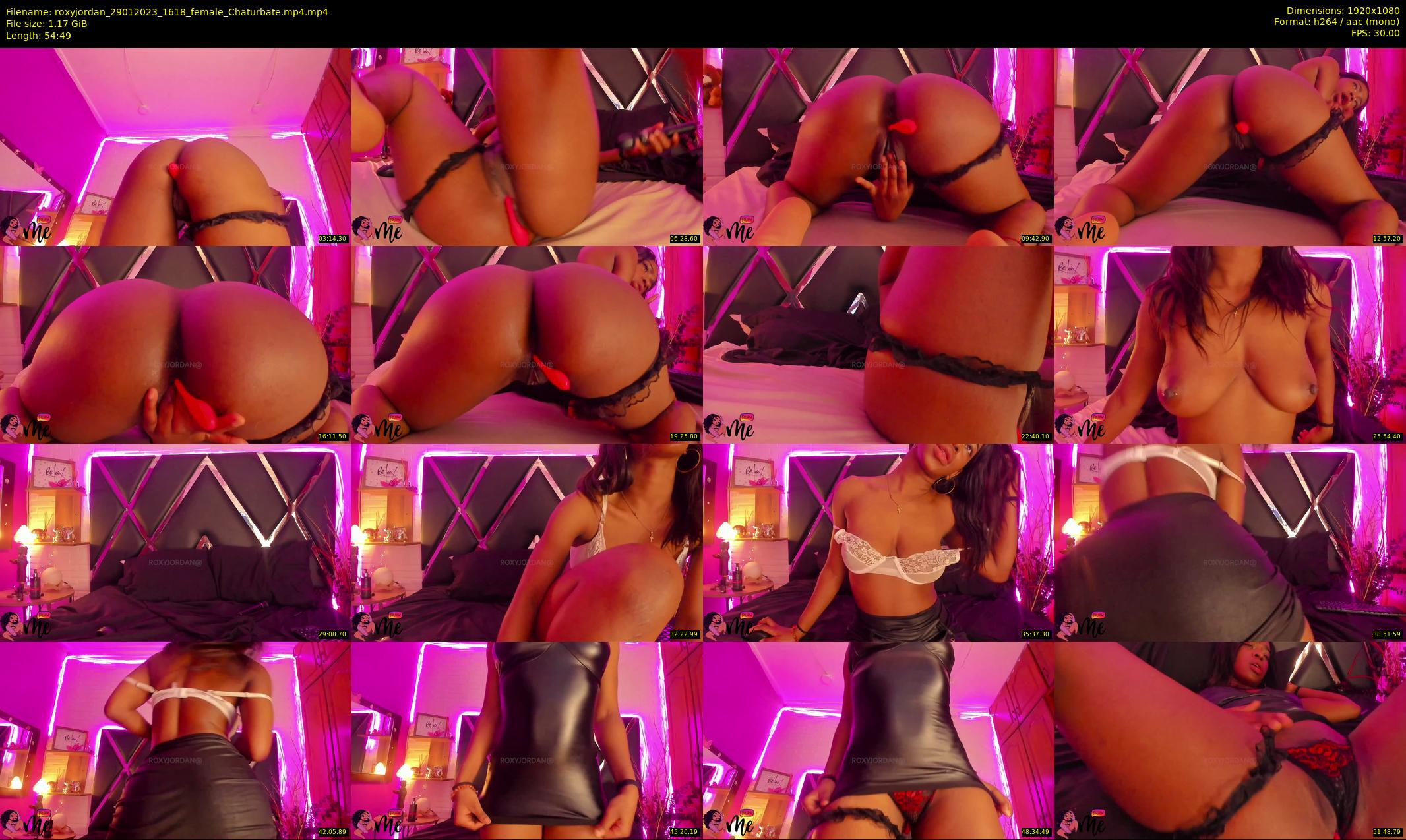 roxyjordan — 55 minute Chaturbate female cam show recording, 1080p, Jan 29, 2023