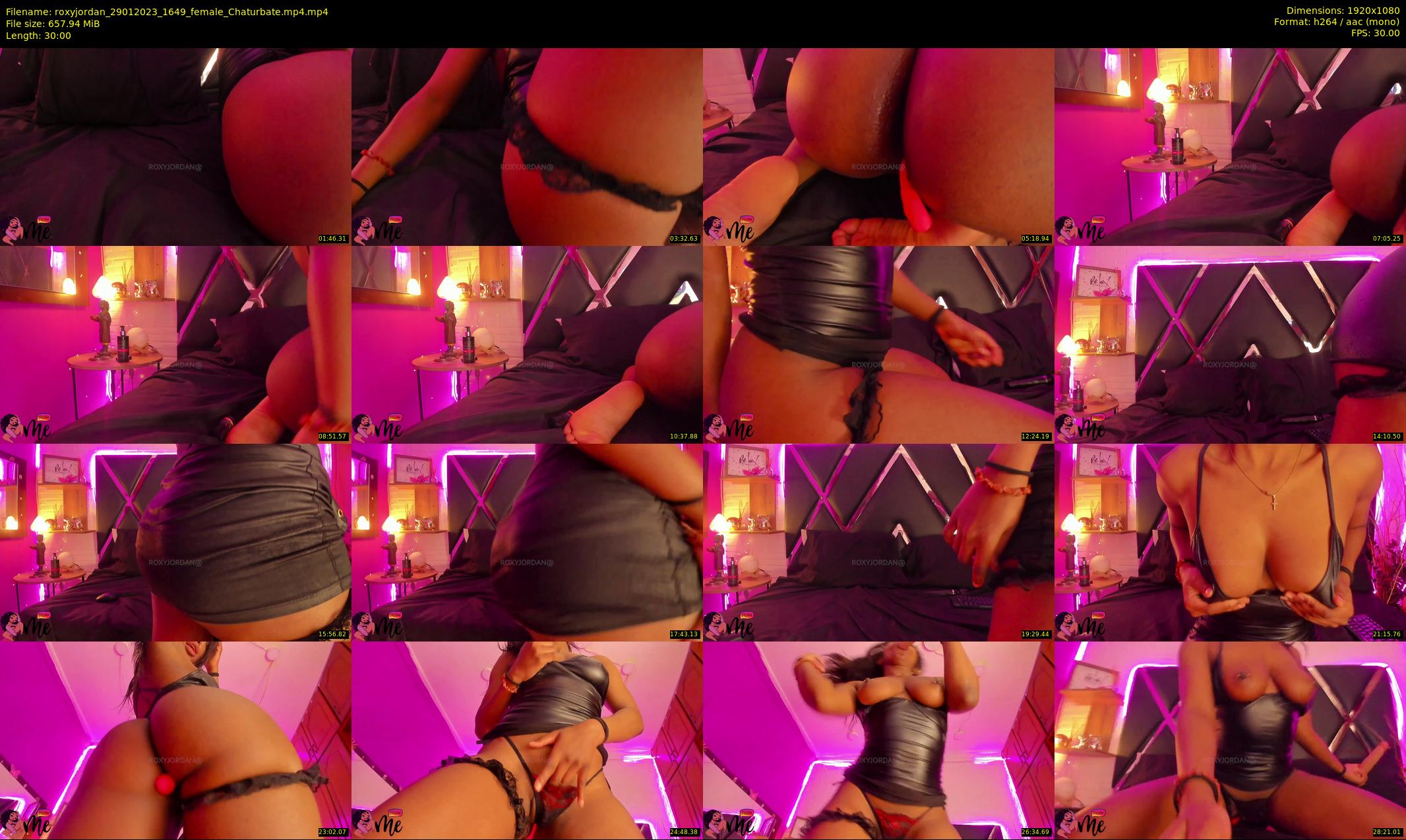roxyjordan — 30 minute Chaturbate female cam show recording, 1080p, Jan 29, 2023