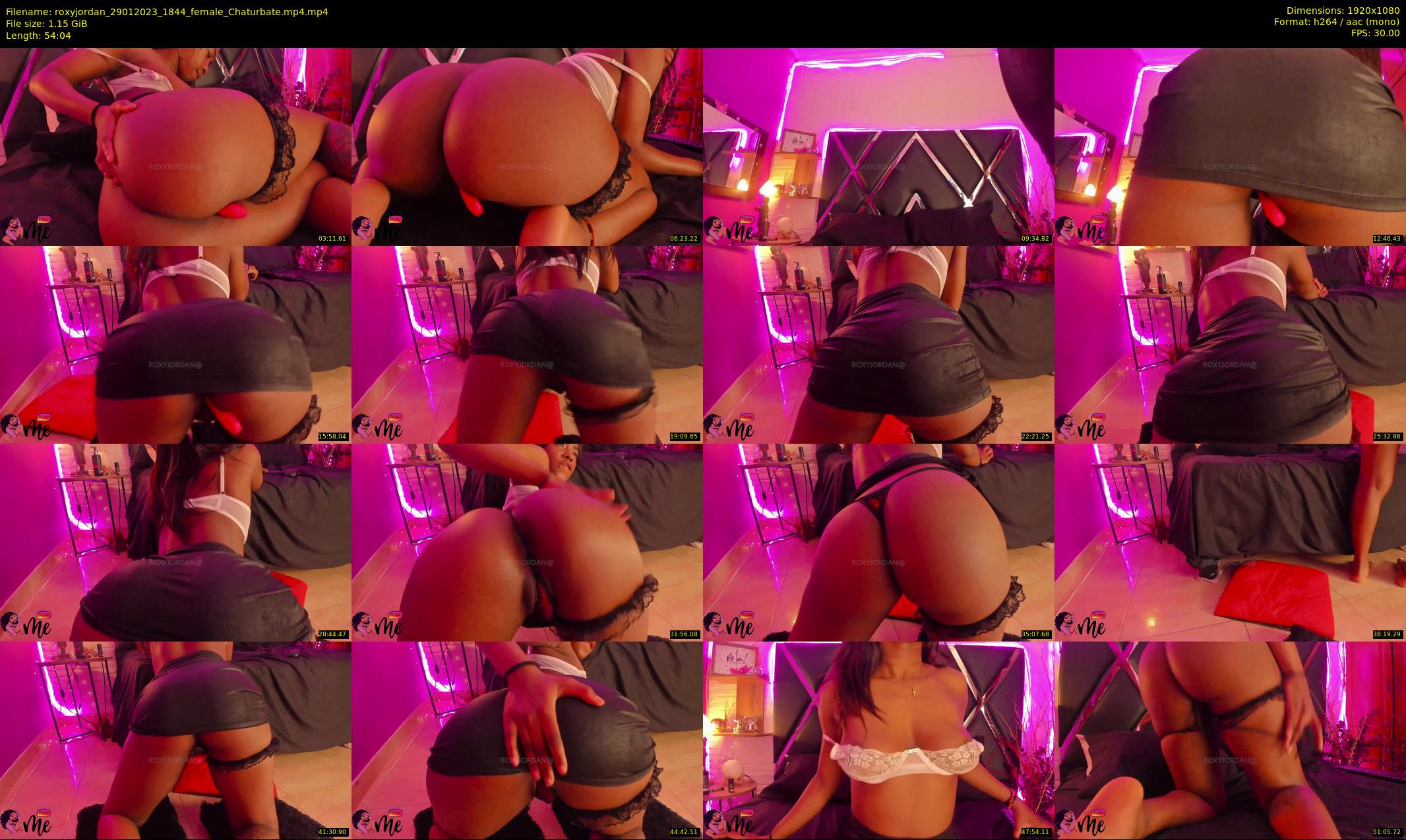 roxyjordan — 55 minute Chaturbate female cam show recording, 1080p, Jan 29, 2023