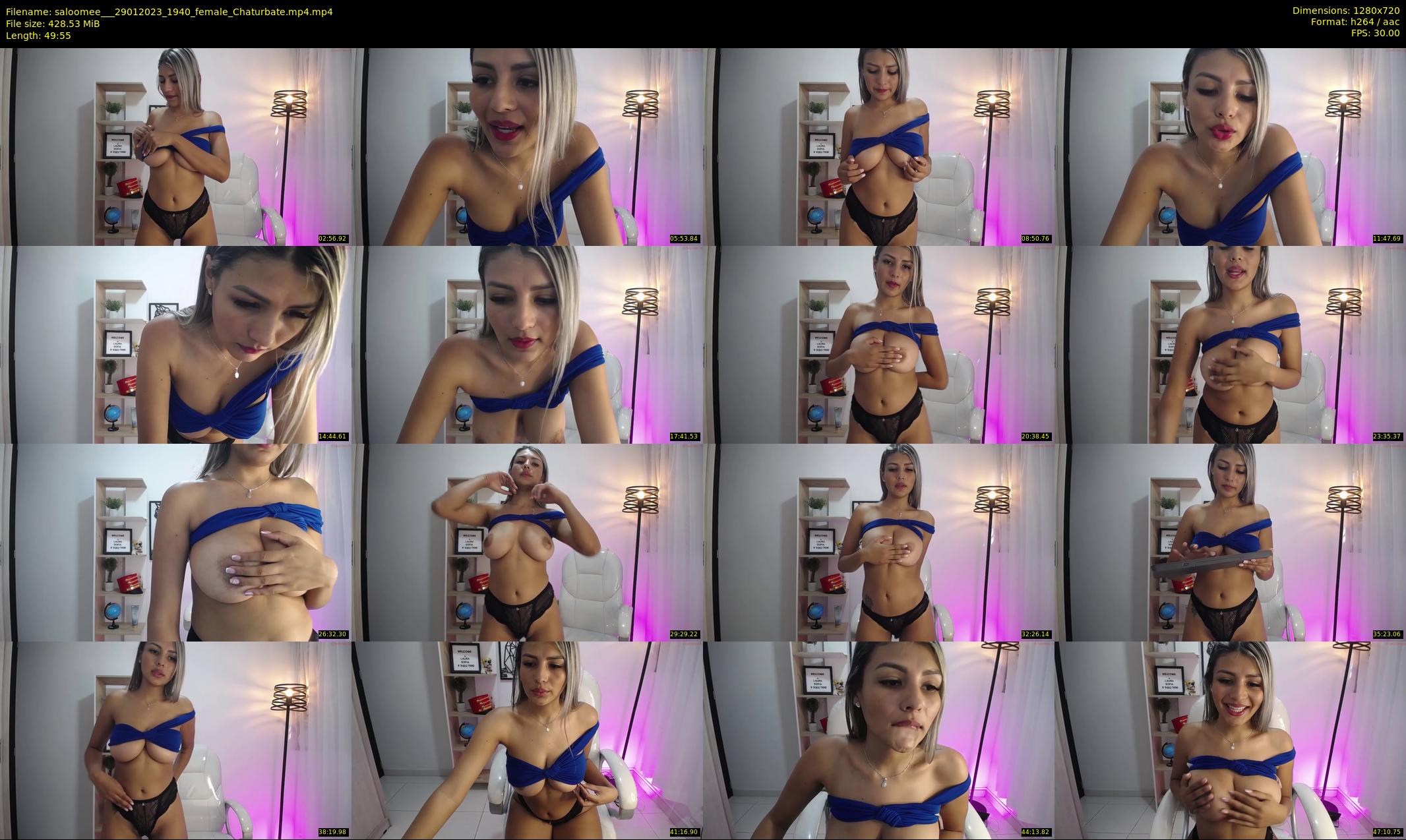 saloomee__ — 50 minute Chaturbate female cam show recording, 720p, Jan 29, 2023