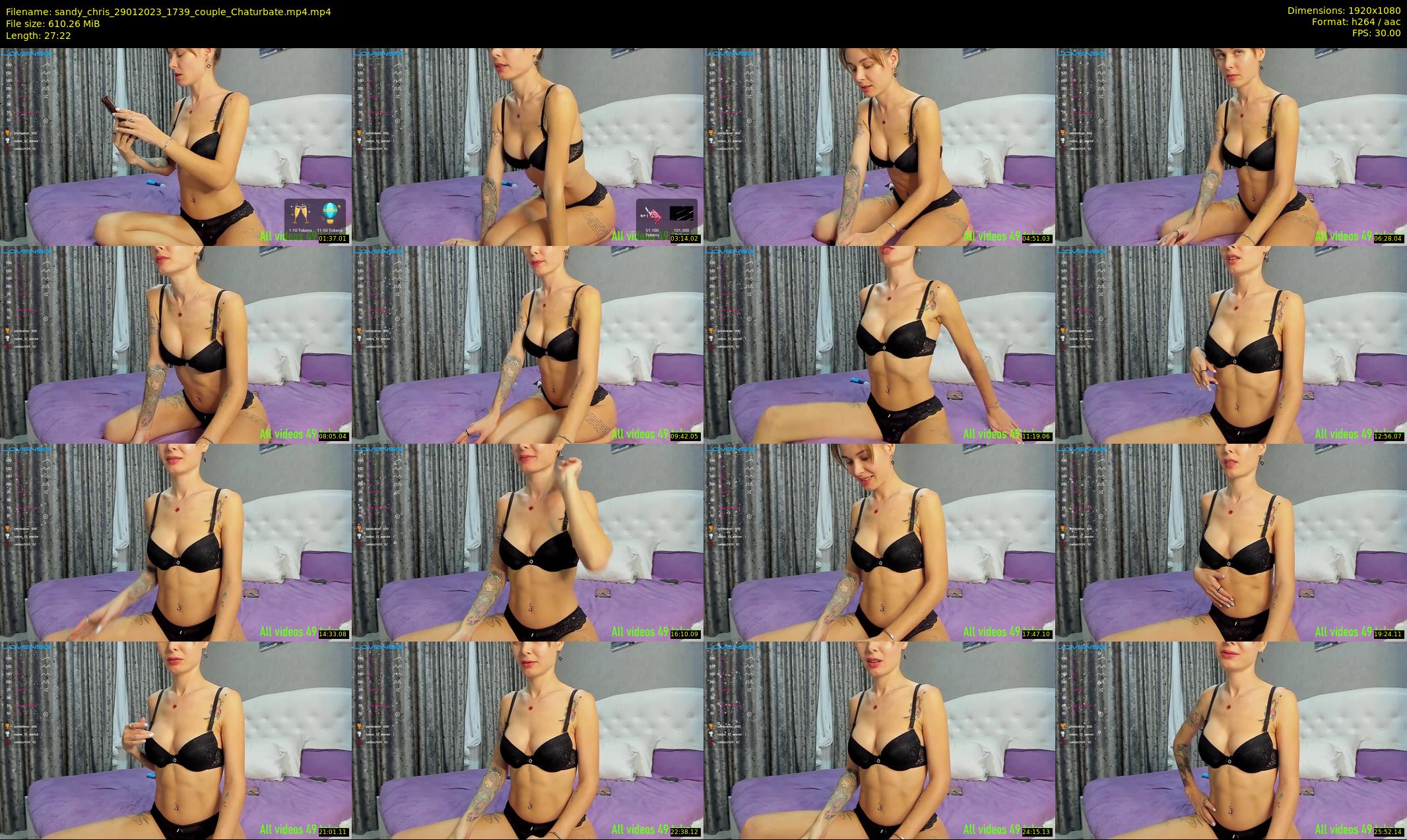 sandy_chris — 28 minute Chaturbate couple cam show recording, 1080p, Jan 29, 2023