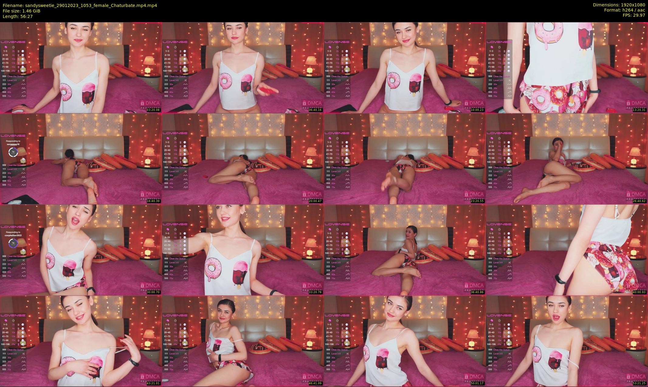 sandysweetie — 57 minute Chaturbate female cam show recording, 1080p, Jan 29, 2023