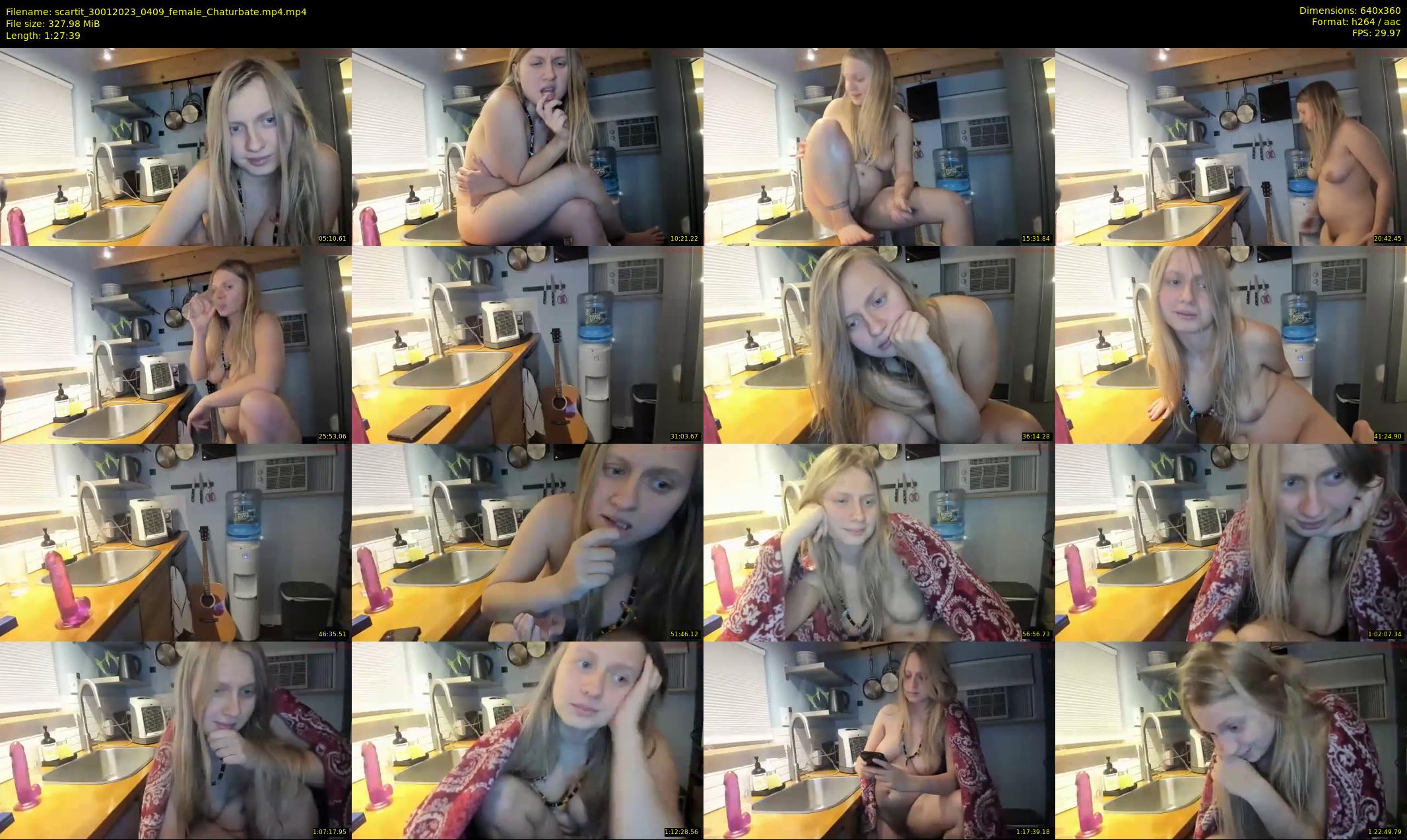 scartit — 88 minute Chaturbate female cam show recording, 360p, Jan 30, 2023