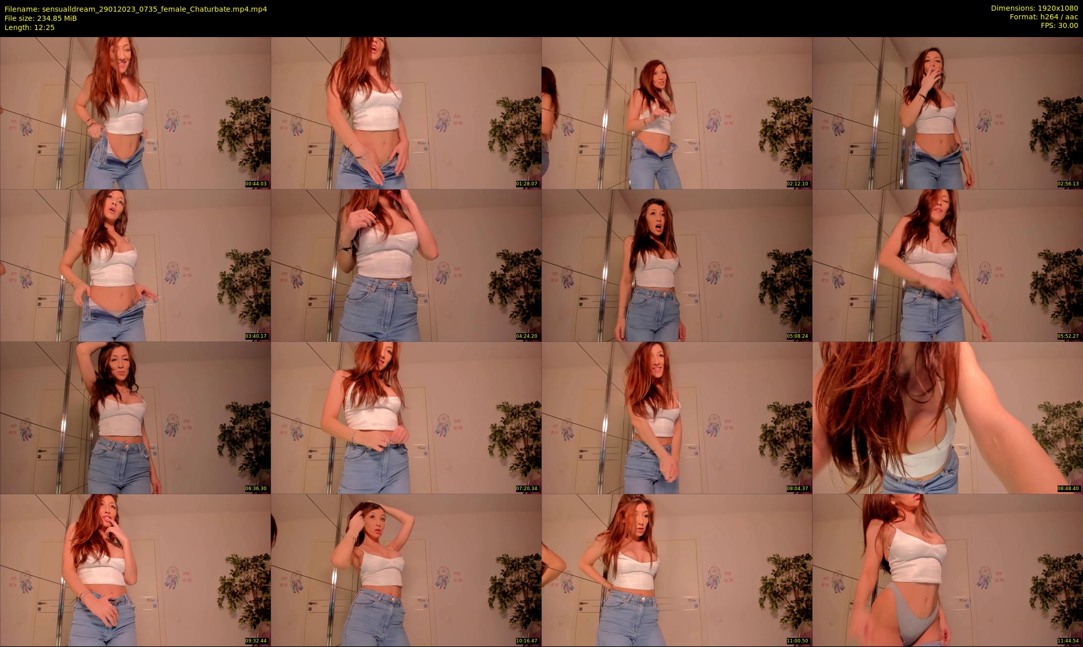 sensualldream — 13 minute Chaturbate female cam show recording, 1080p, Jan 29, 2023