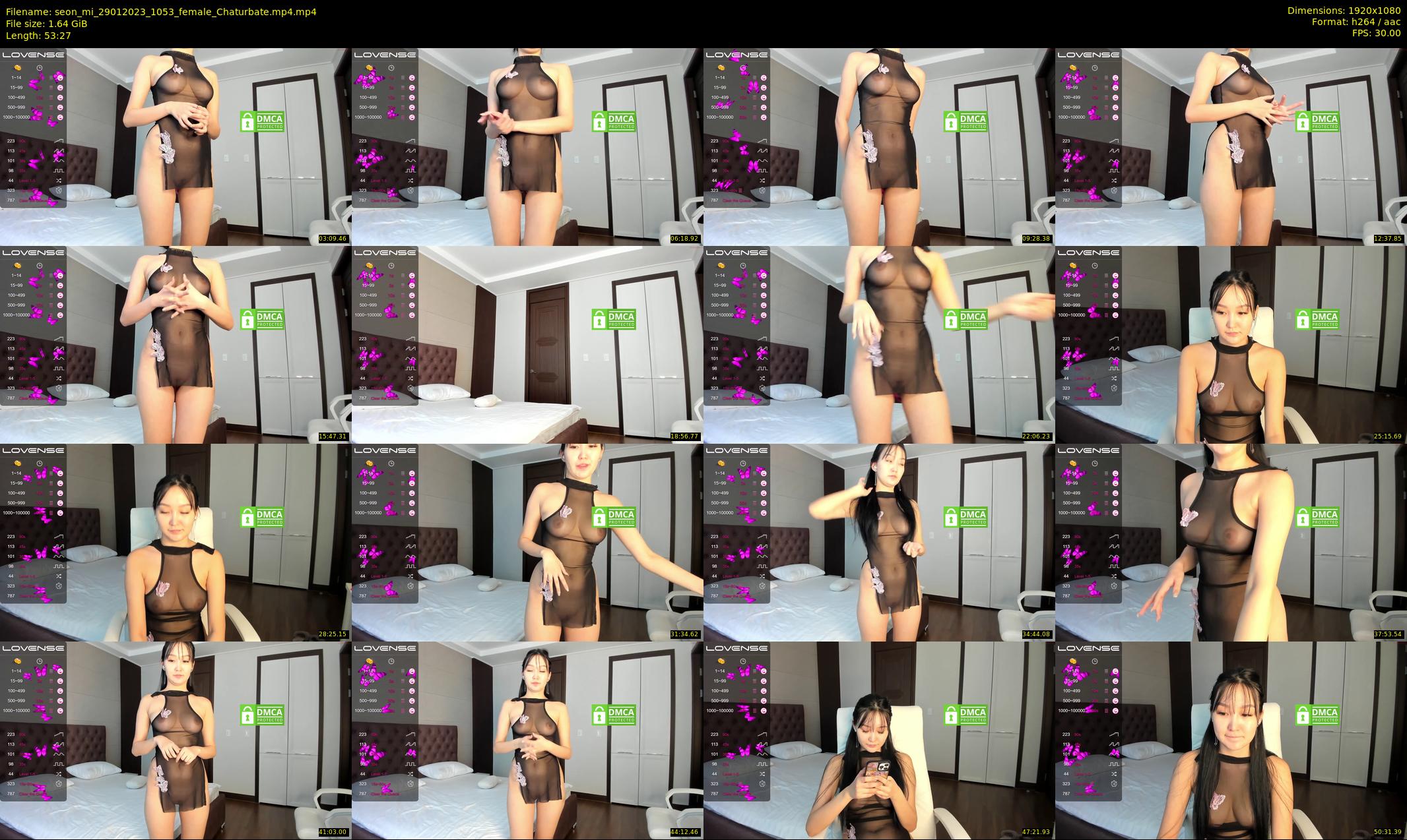 seon_mi — 54 minute Chaturbate female cam show recording, 1080p, Jan 29, 2023