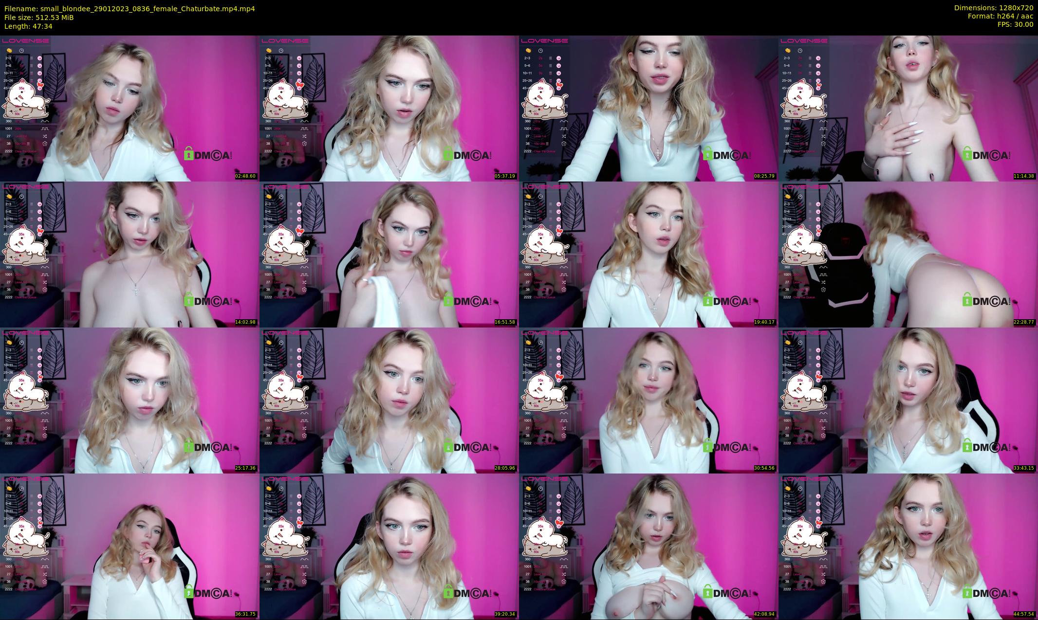 small_blondee — 48 minute Chaturbate female cam show recording, 720p, Jan 29, 2023