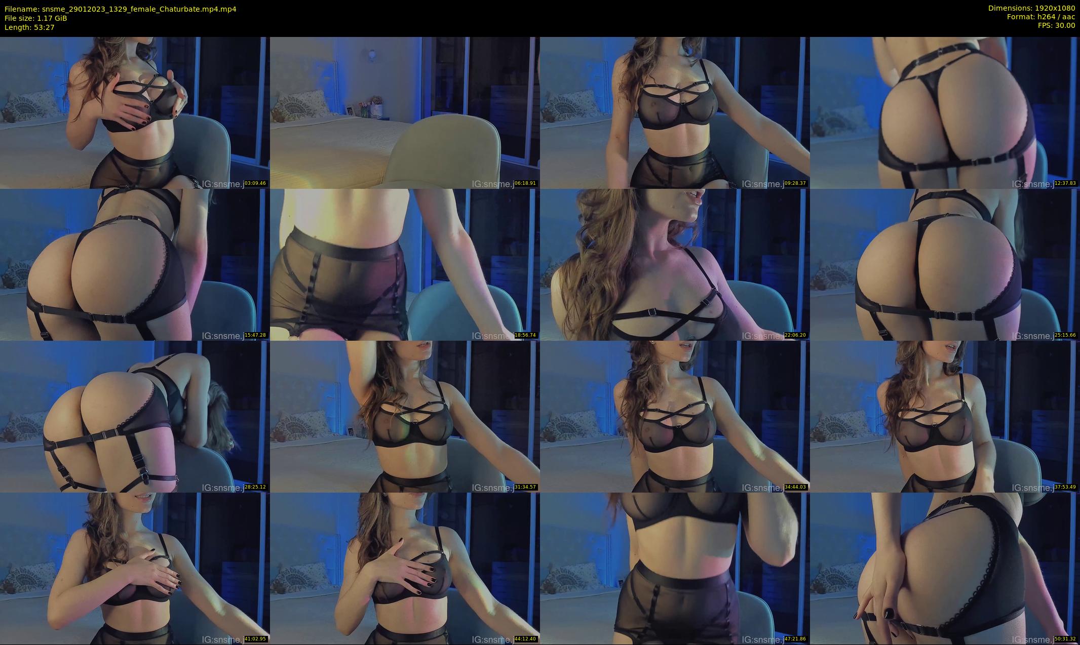 snsme — 54 minute Chaturbate female cam show recording, 1080p, Jan 29, 2023