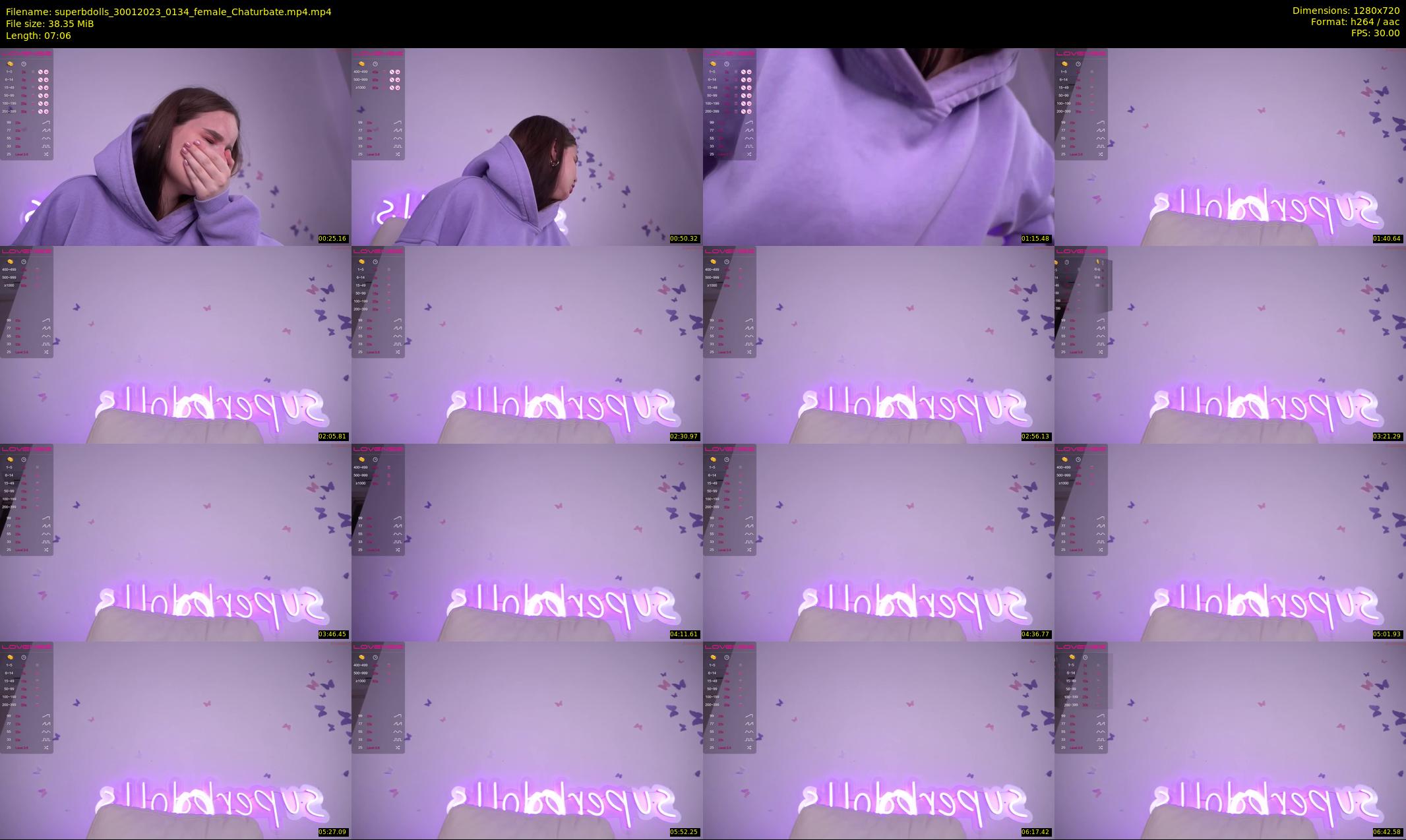 superbdolls — 8 minute Chaturbate couple cam show recording, 720p, Jan 30, 2023