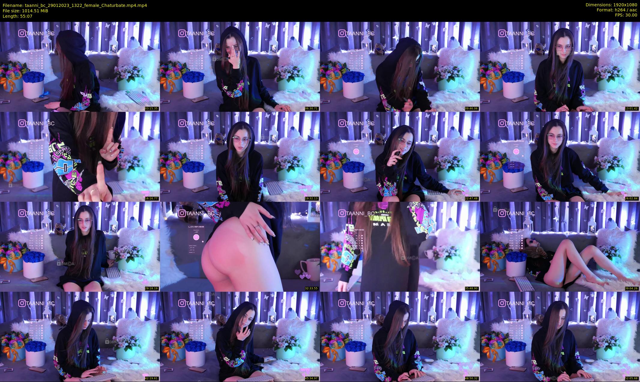 taanni_bc — 56 minute Chaturbate female cam show recording, 1080p, Jan 29, 2023