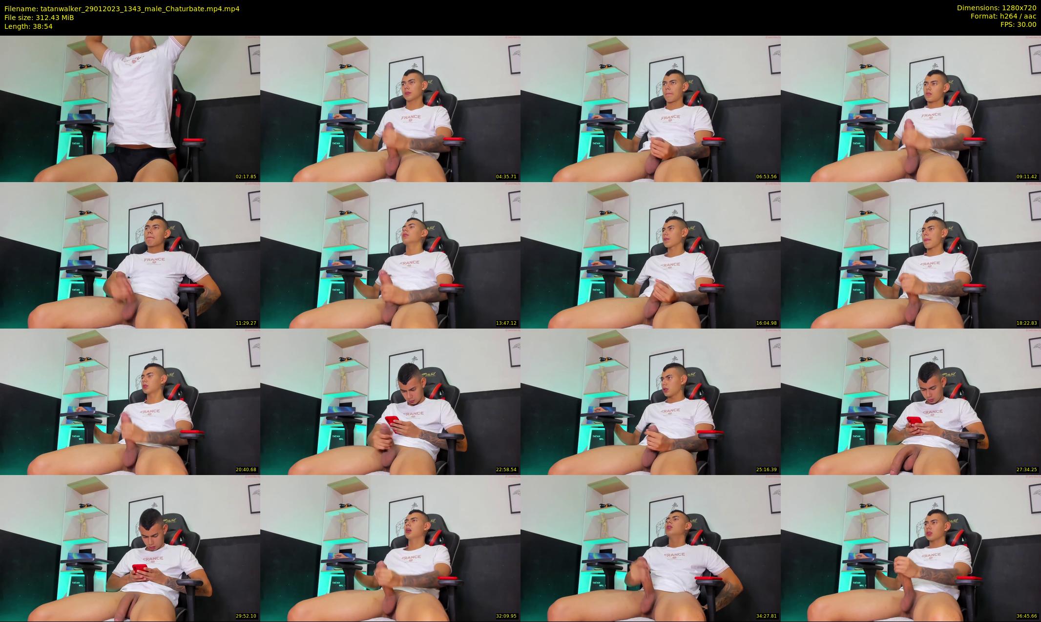 tatanwalker — 39 minute Chaturbate male cam show recording, 720p, Jan 29, 2023
