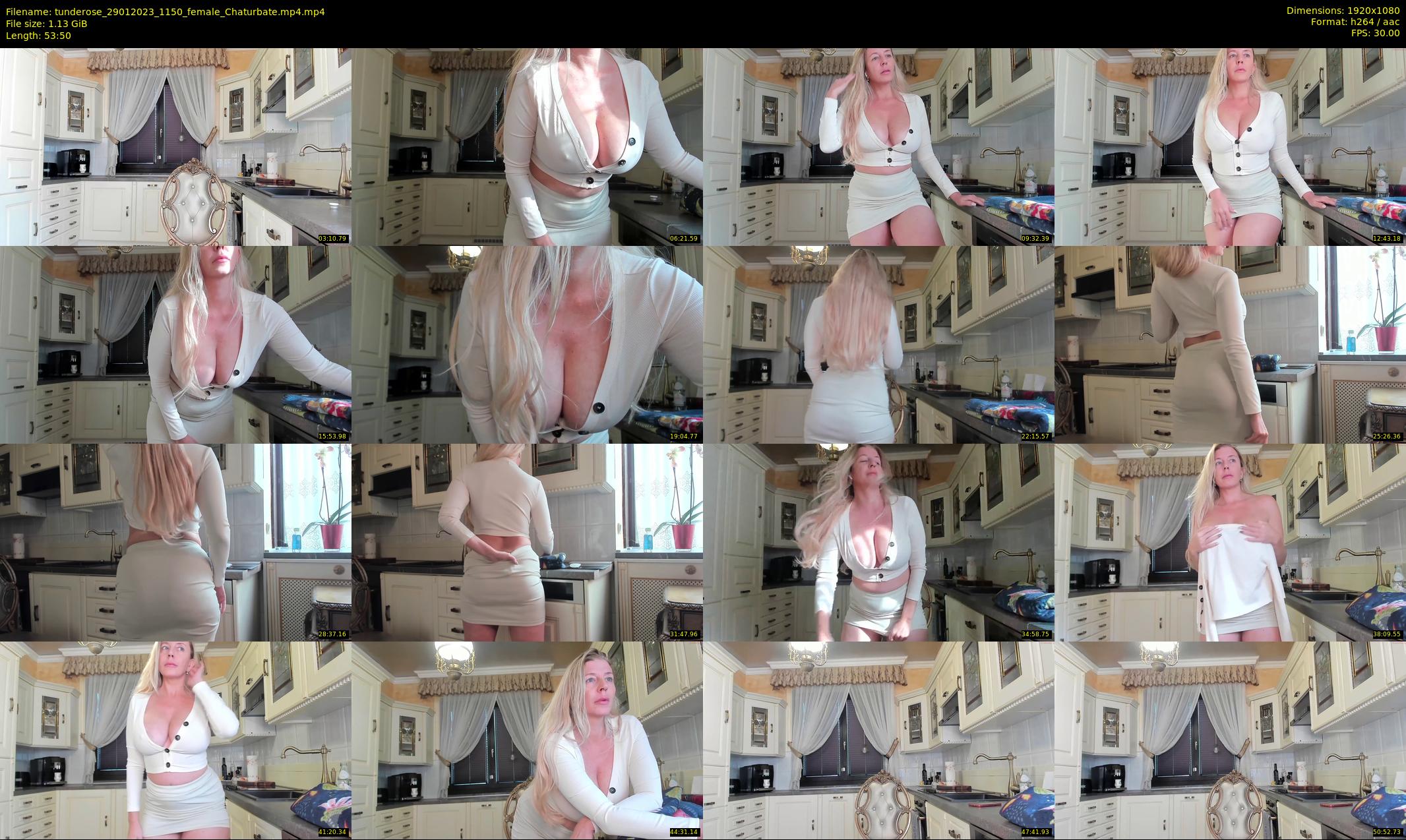 tunderose — 54 minute Chaturbate female cam show recording, 1080p, Jan 29, 2023