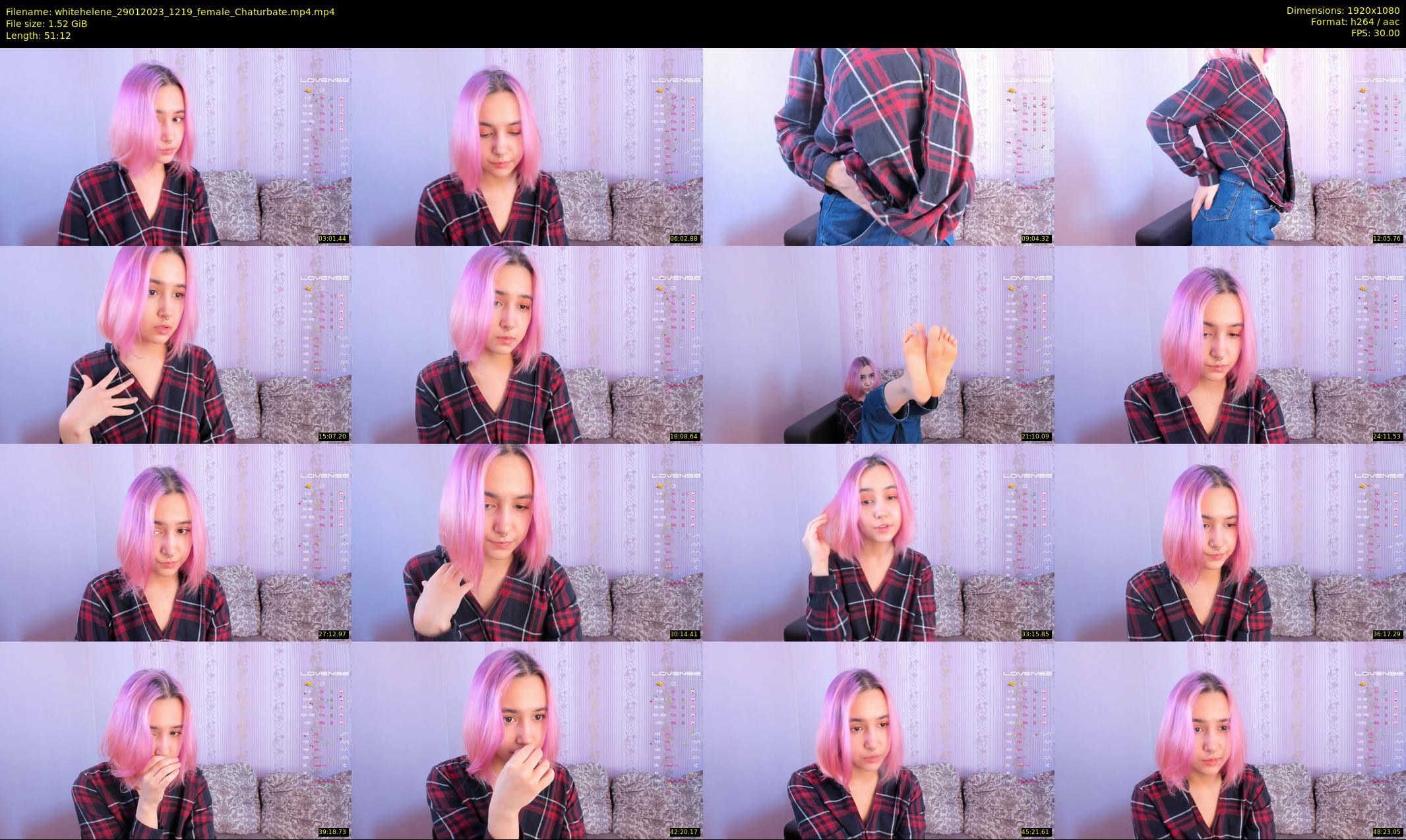 whitehelene — 52 minute Chaturbate female cam show recording, 1080p, Jan 29, 2023