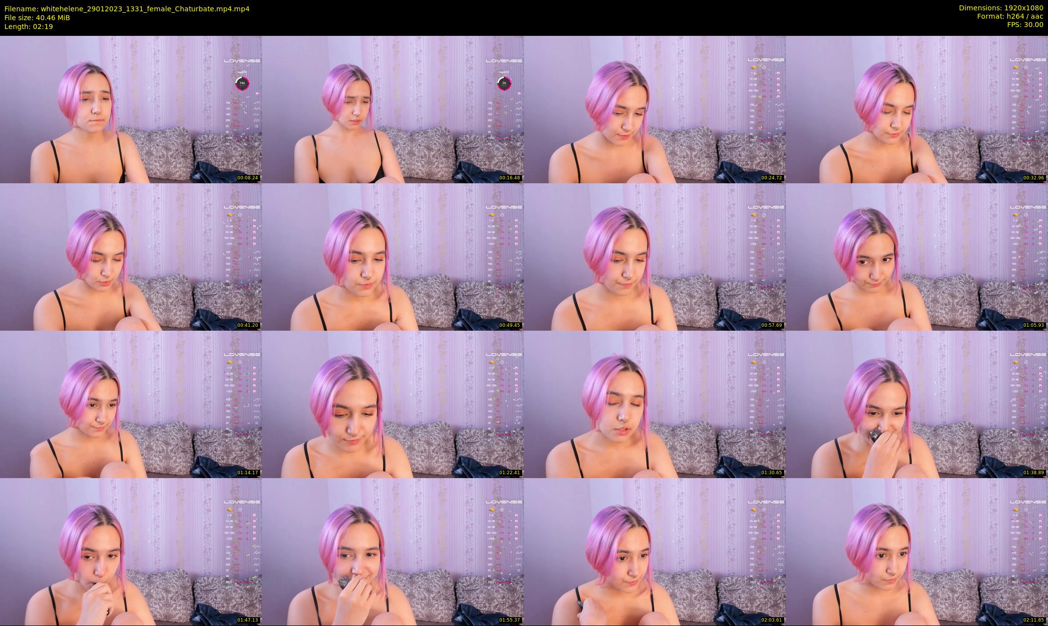 whitehelene — 3 minute Chaturbate female cam show recording, 1080p, Jan 29, 2023