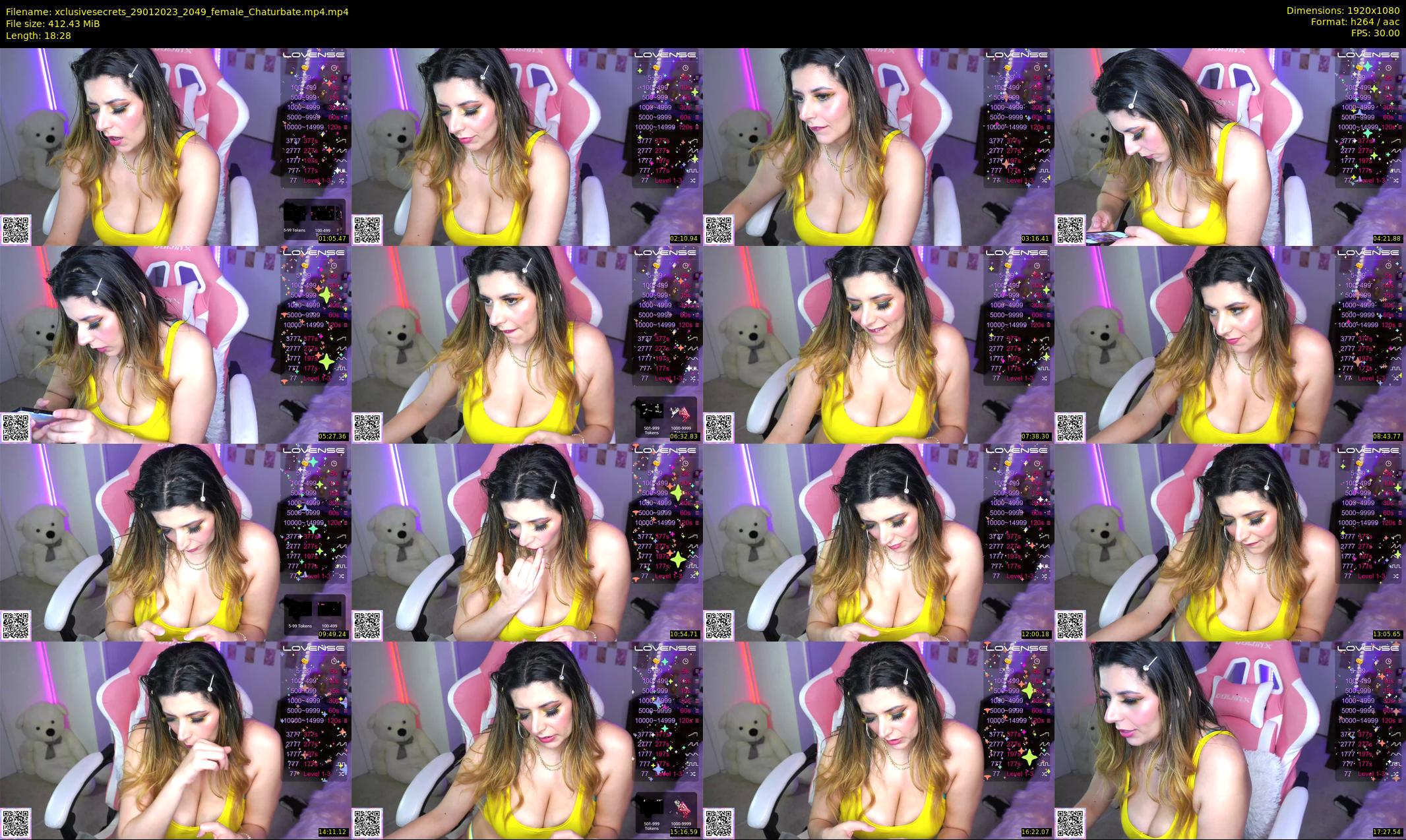 xclusivesecrets — 19 minute Chaturbate female cam show recording, 1080p, Jan 29, 2023