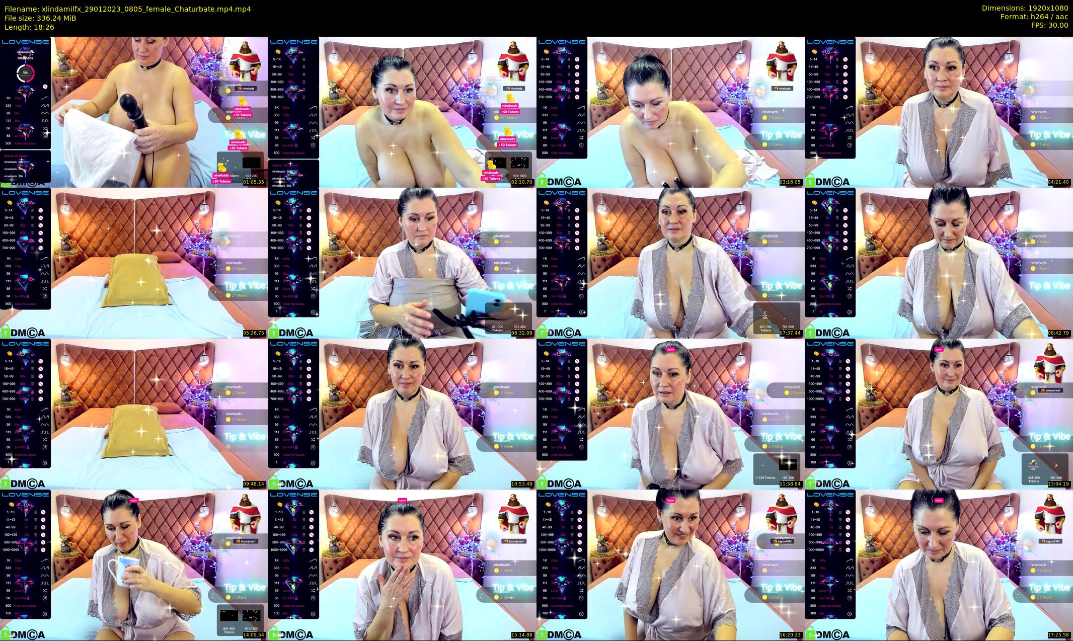 xlindamilfx — 19 minute Chaturbate female cam show recording, 1080p, Jan 29, 2023