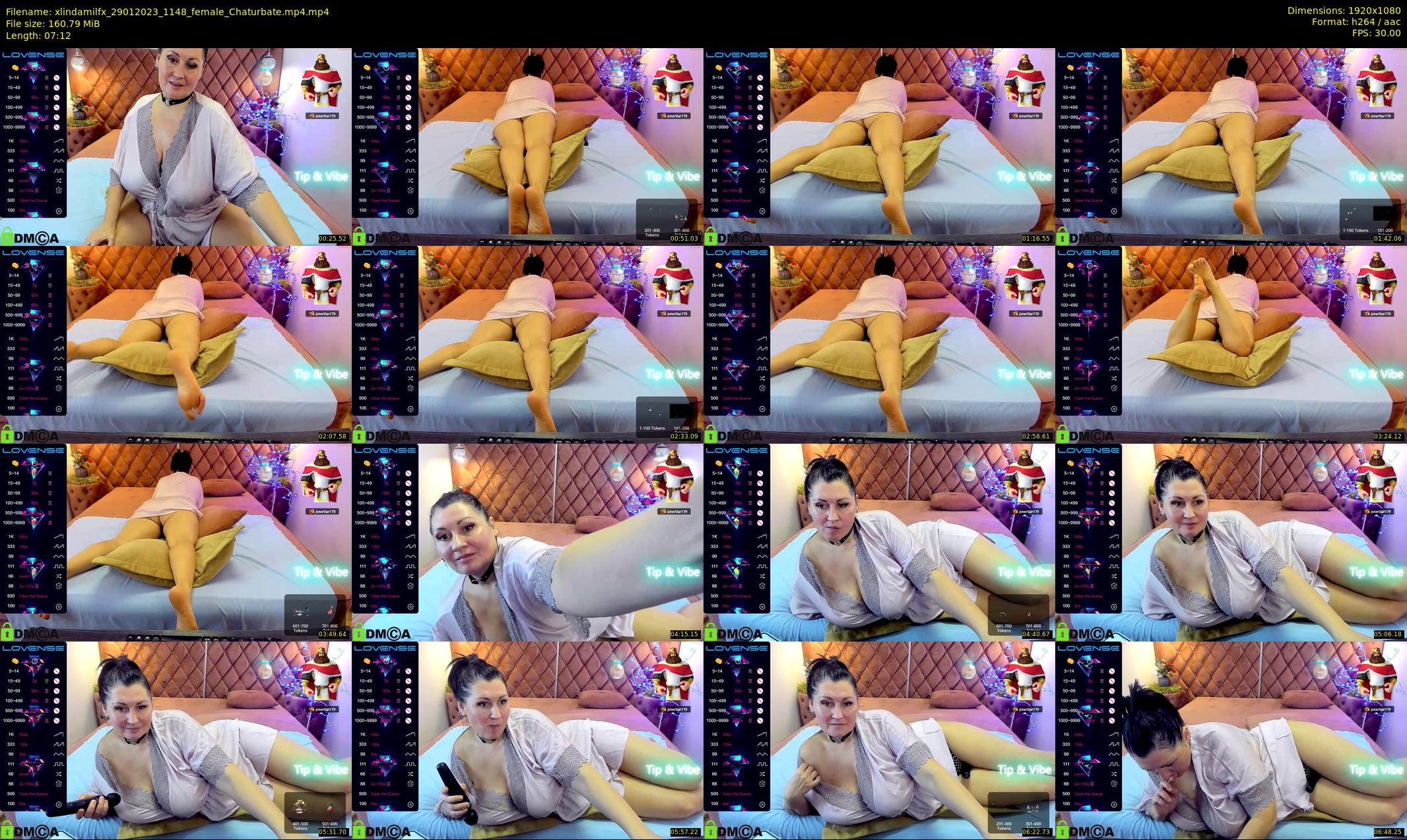 xlindamilfx — 8 minute Chaturbate female cam show recording, 1080p, Jan 29, 2023