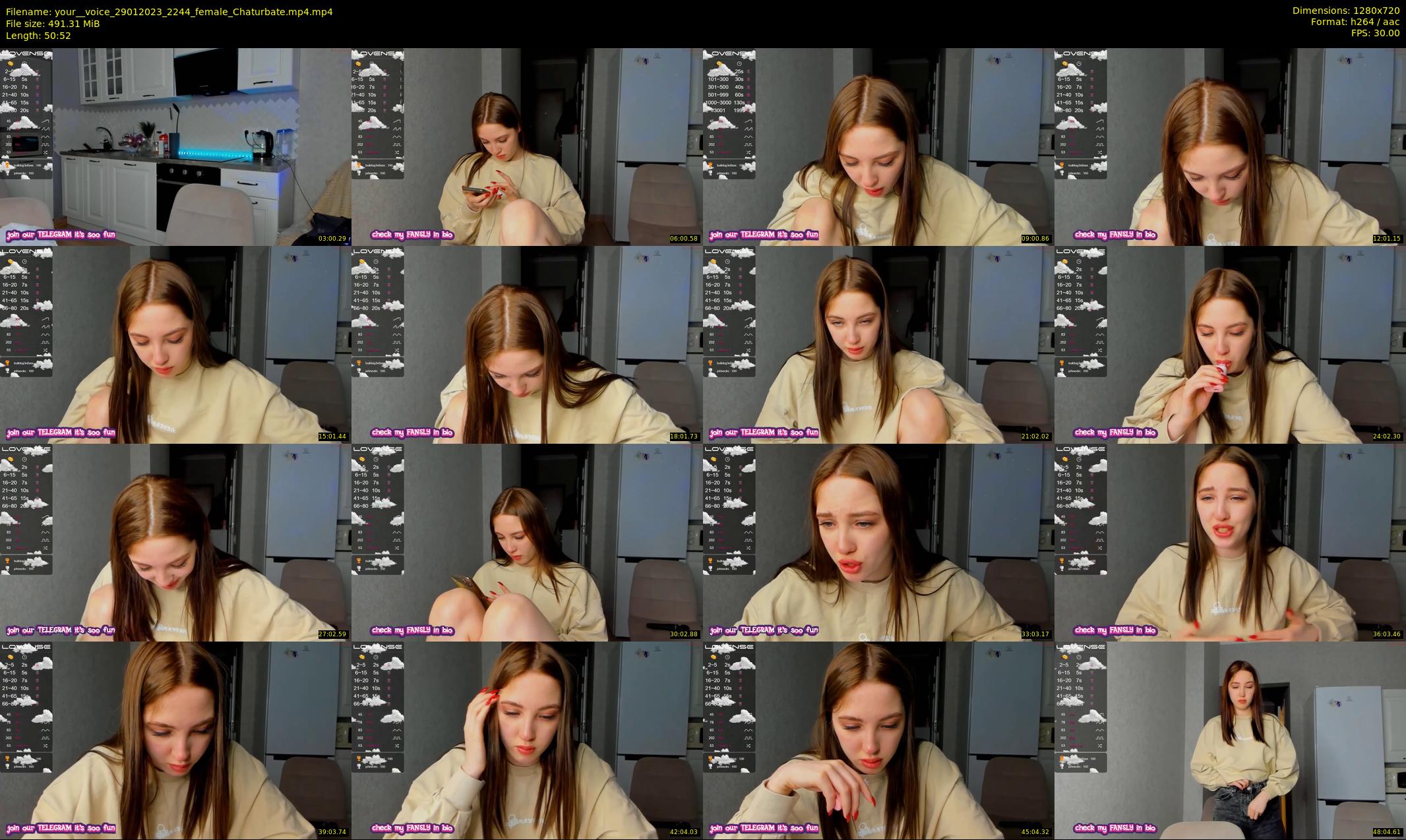your__voice — 51 minute Chaturbate female cam show recording, 720p, Jan 29, 2023