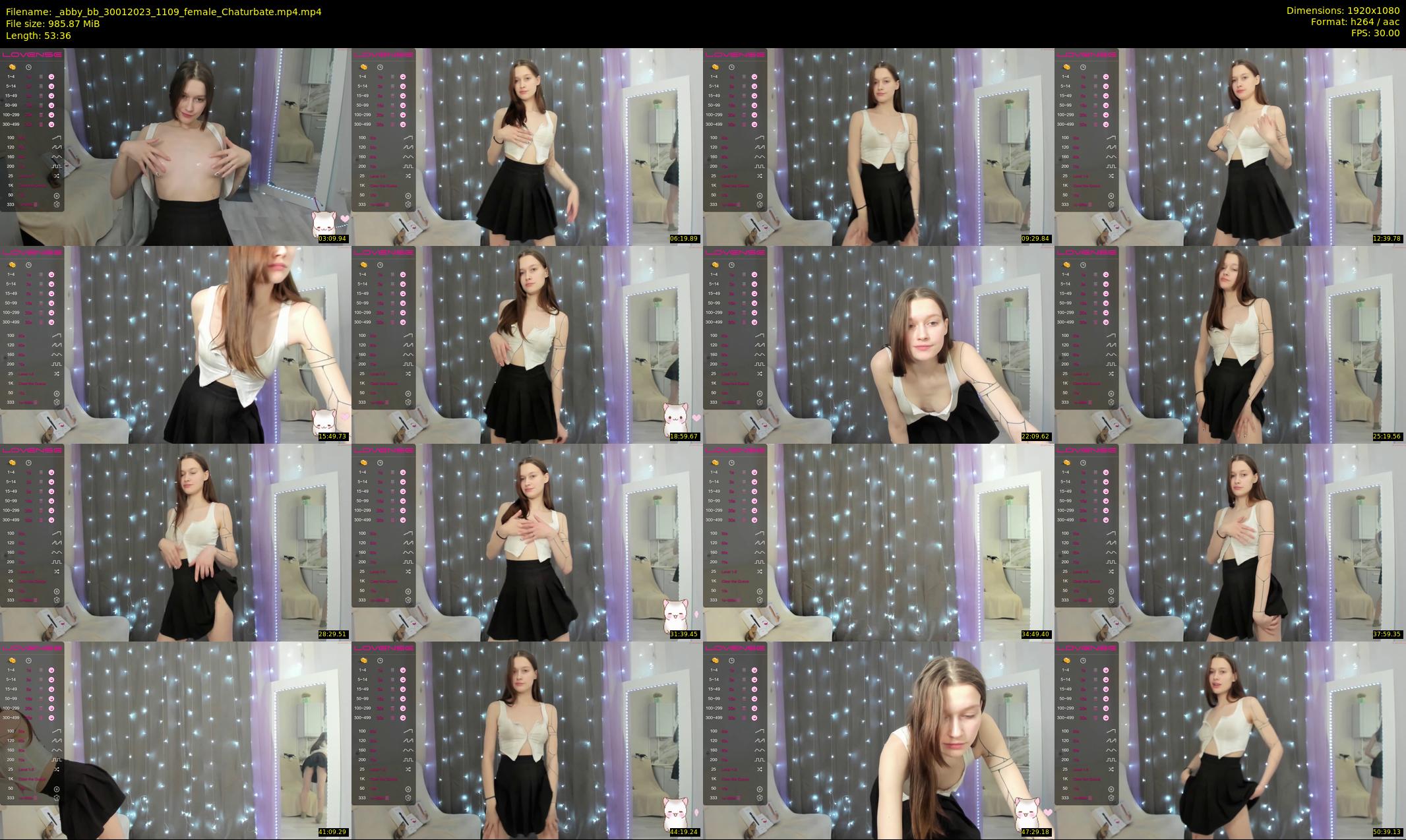 _abby_bb — 54 minute Chaturbate female cam show recording, 1080p, Jan 30, 2023