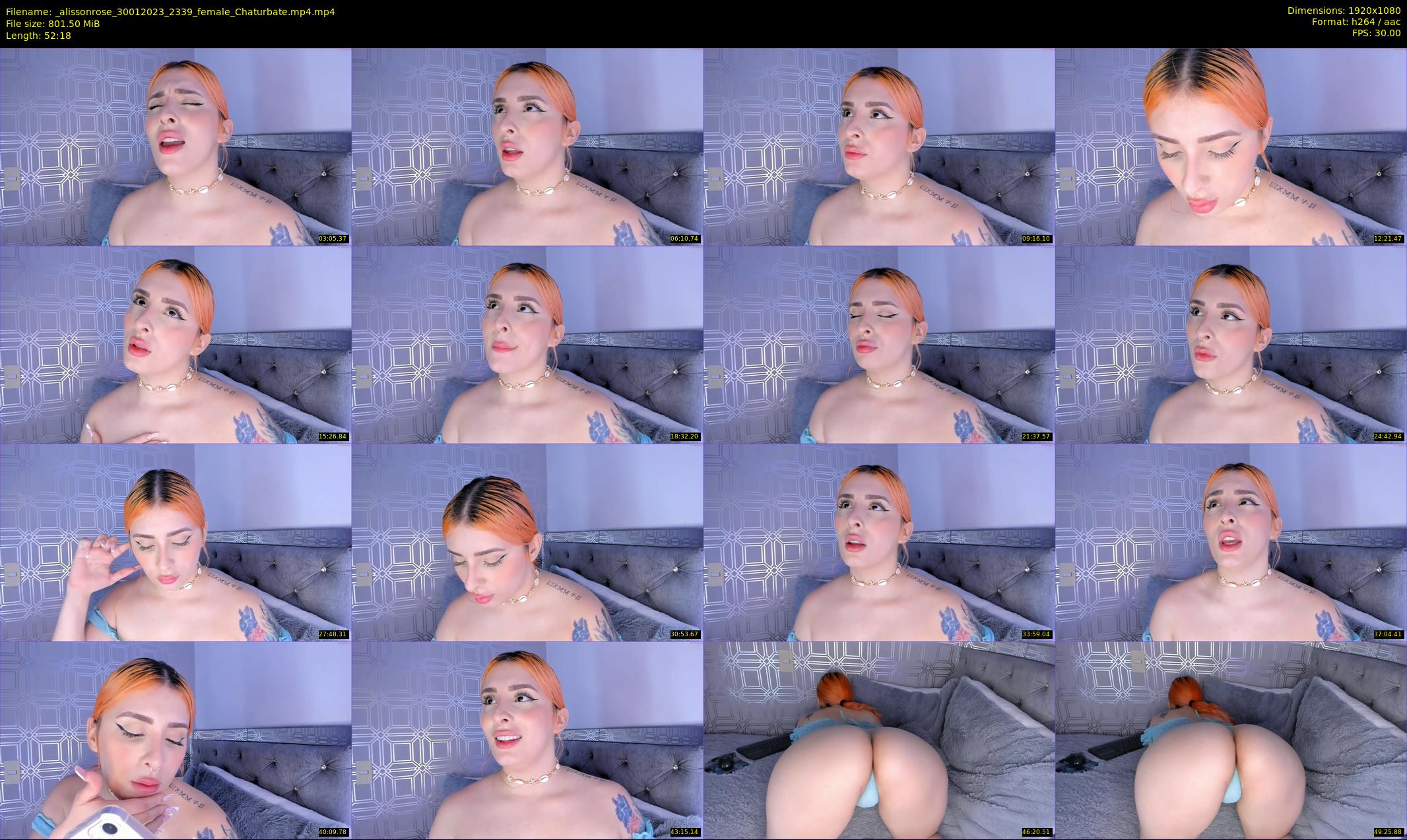 _alissonrose — 53 minute Chaturbate female cam show recording, 1080p, Jan 30, 2023