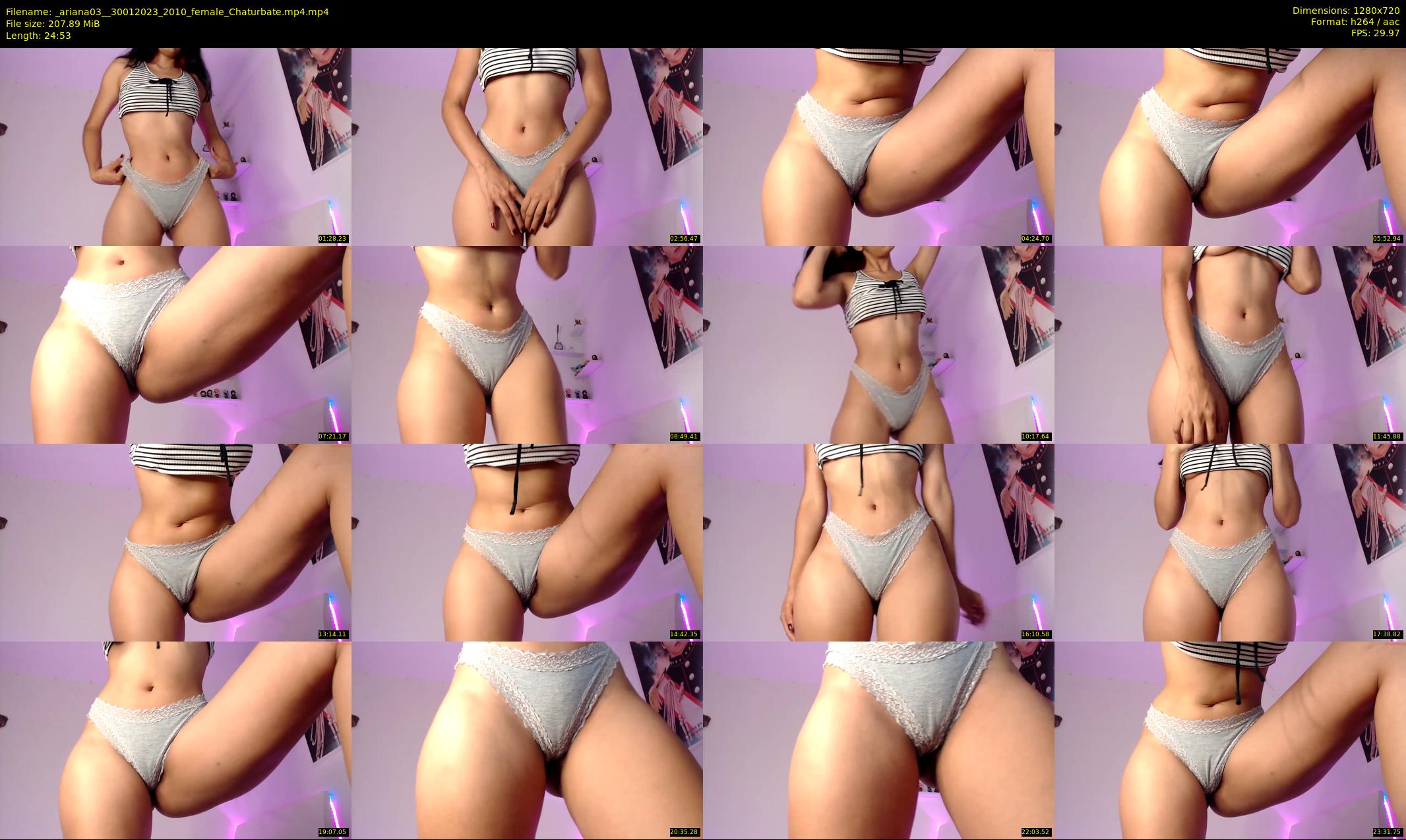 _ariana03_ — 25 minute Chaturbate female cam show recording, 720p, Jan 30, 2023