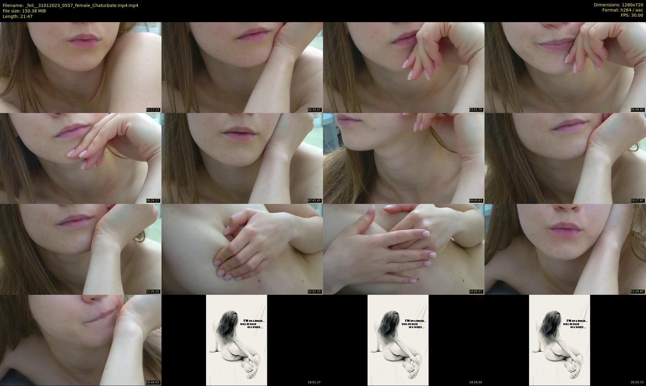 _feli_ — 22 minute Chaturbate female cam show recording, 720p, Jan 31, 2023