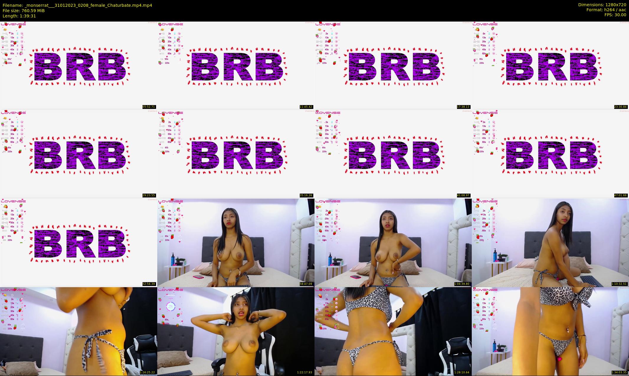 _monserrat__ — 100 minute Chaturbate female cam show recording, 720p, Jan 31, 2023