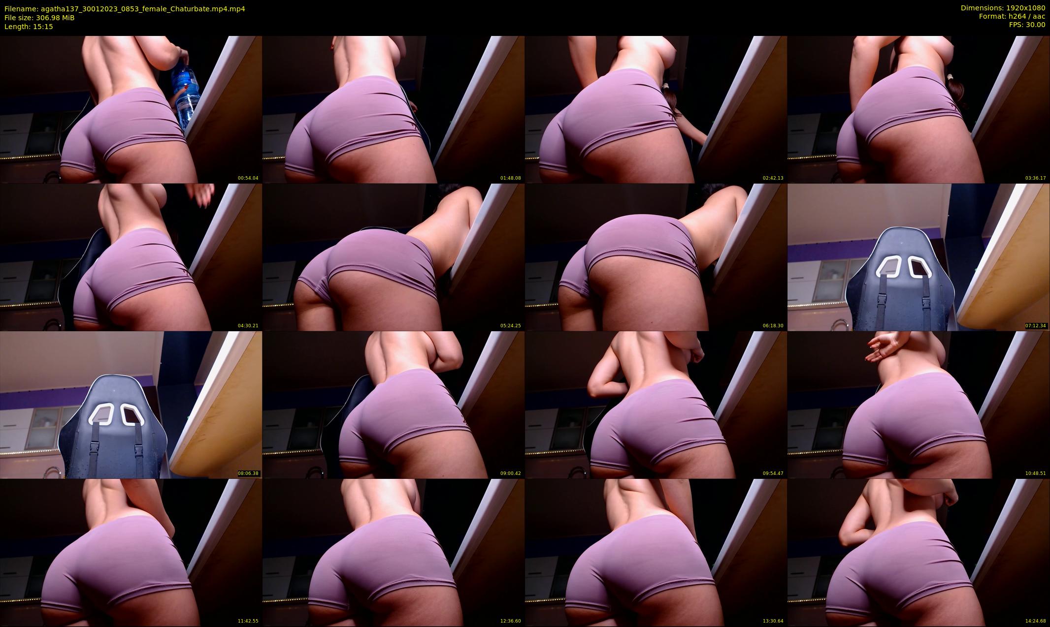 agatha137 — 16 minute Chaturbate female cam show recording, 1080p, Jan 30, 2023