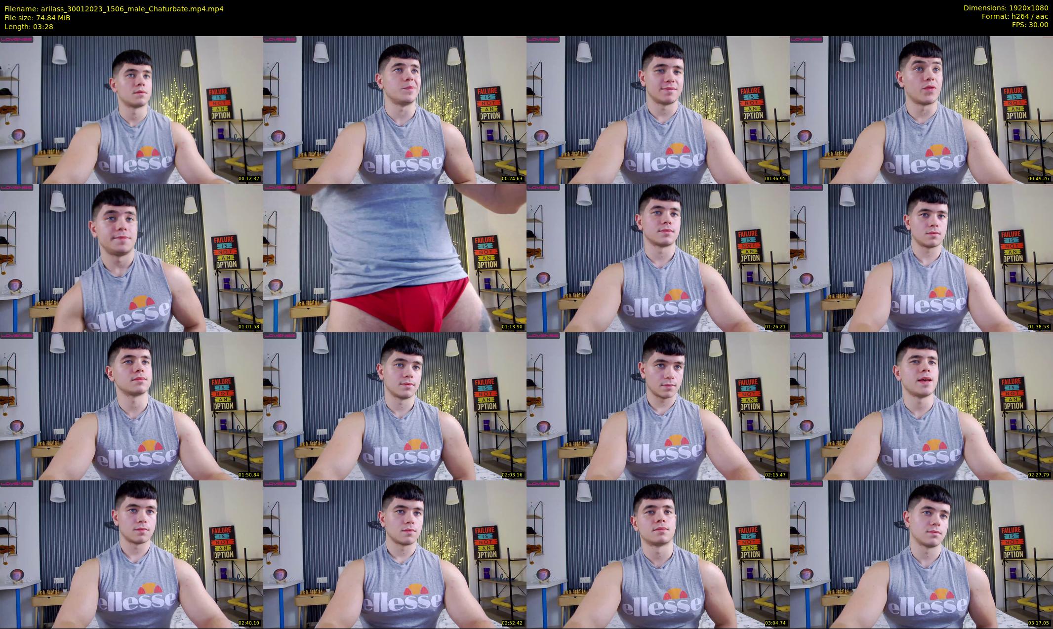 arilass — 4 minute Chaturbate male cam show recording, 1080p, Jan 30, 2023