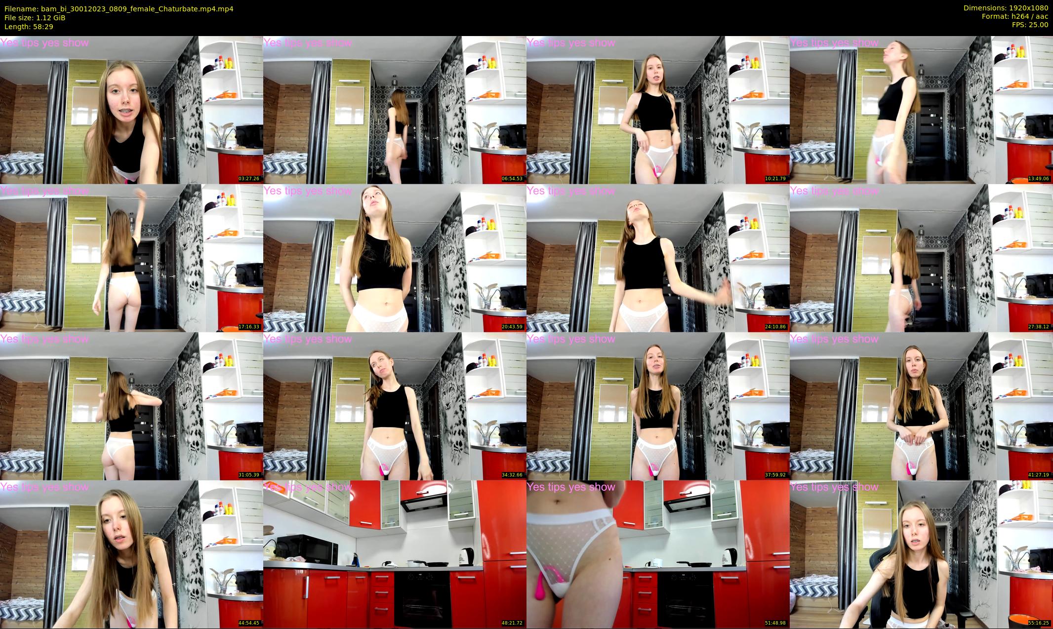 bam_bi — 59 minute Chaturbate female cam show recording, 1080p, Jan 30, 2023