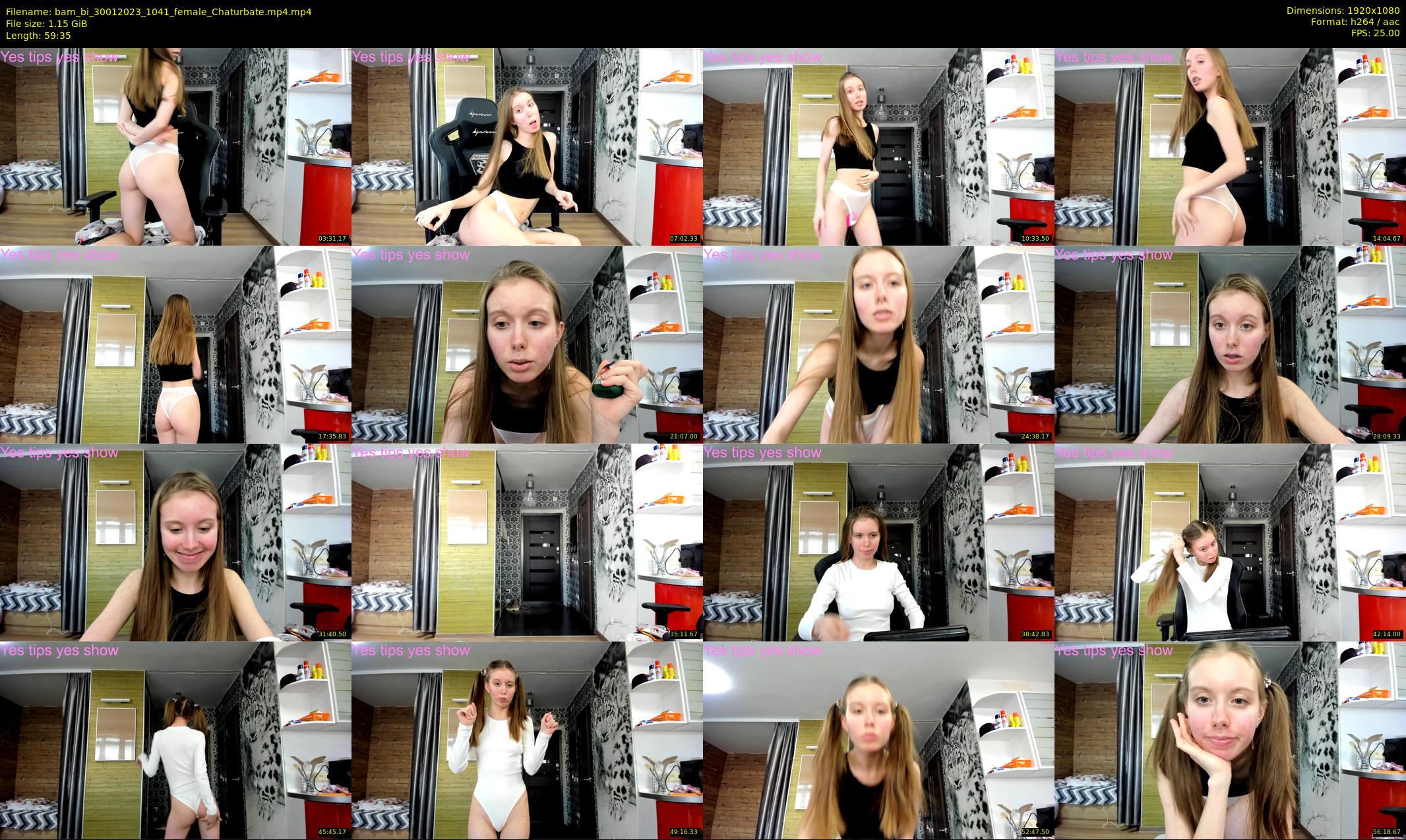bam_bi — 60 minute Chaturbate female cam show recording, 1080p, Jan 30, 2023