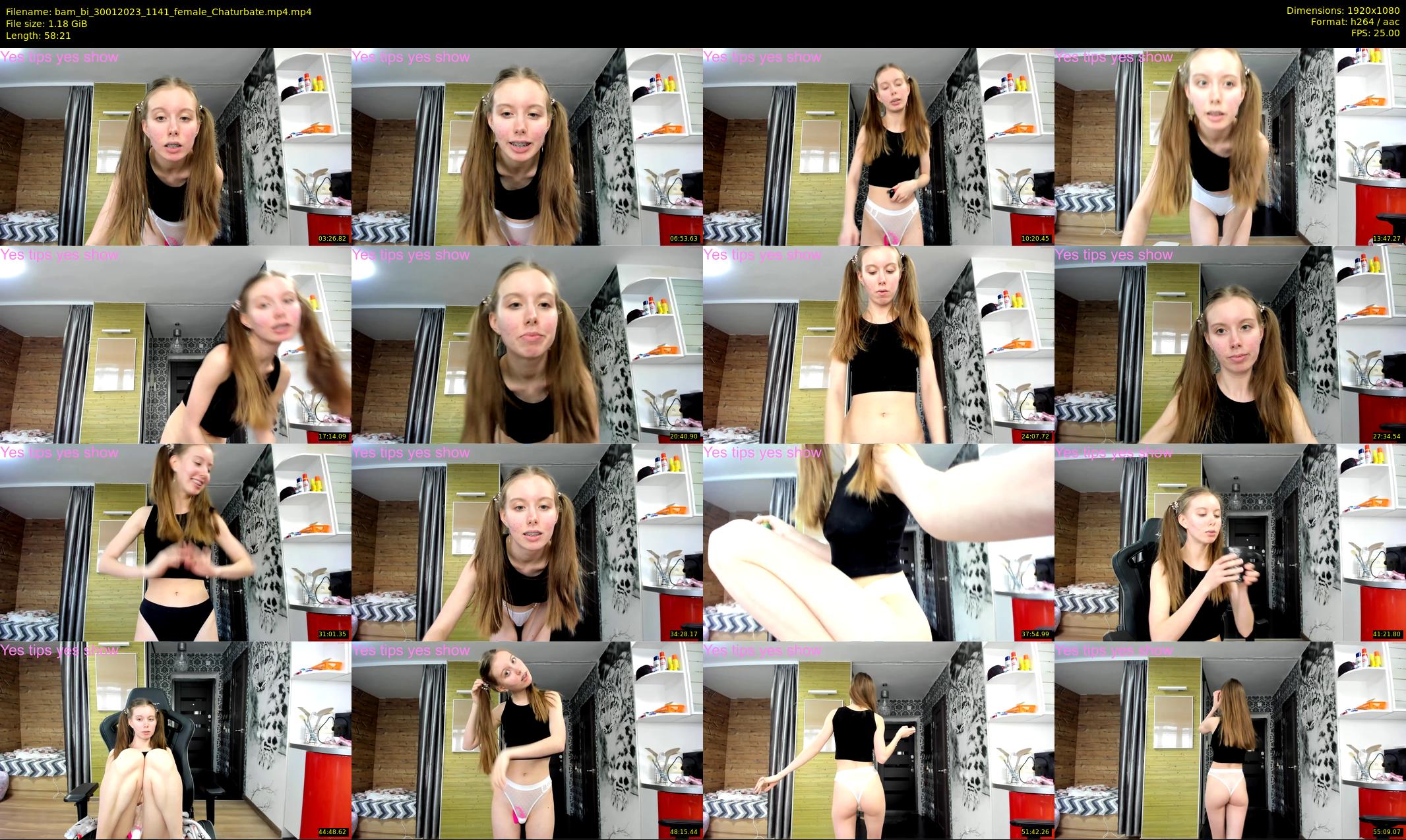 bam_bi — 59 minute Chaturbate female cam show recording, 1080p, Jan 30, 2023
